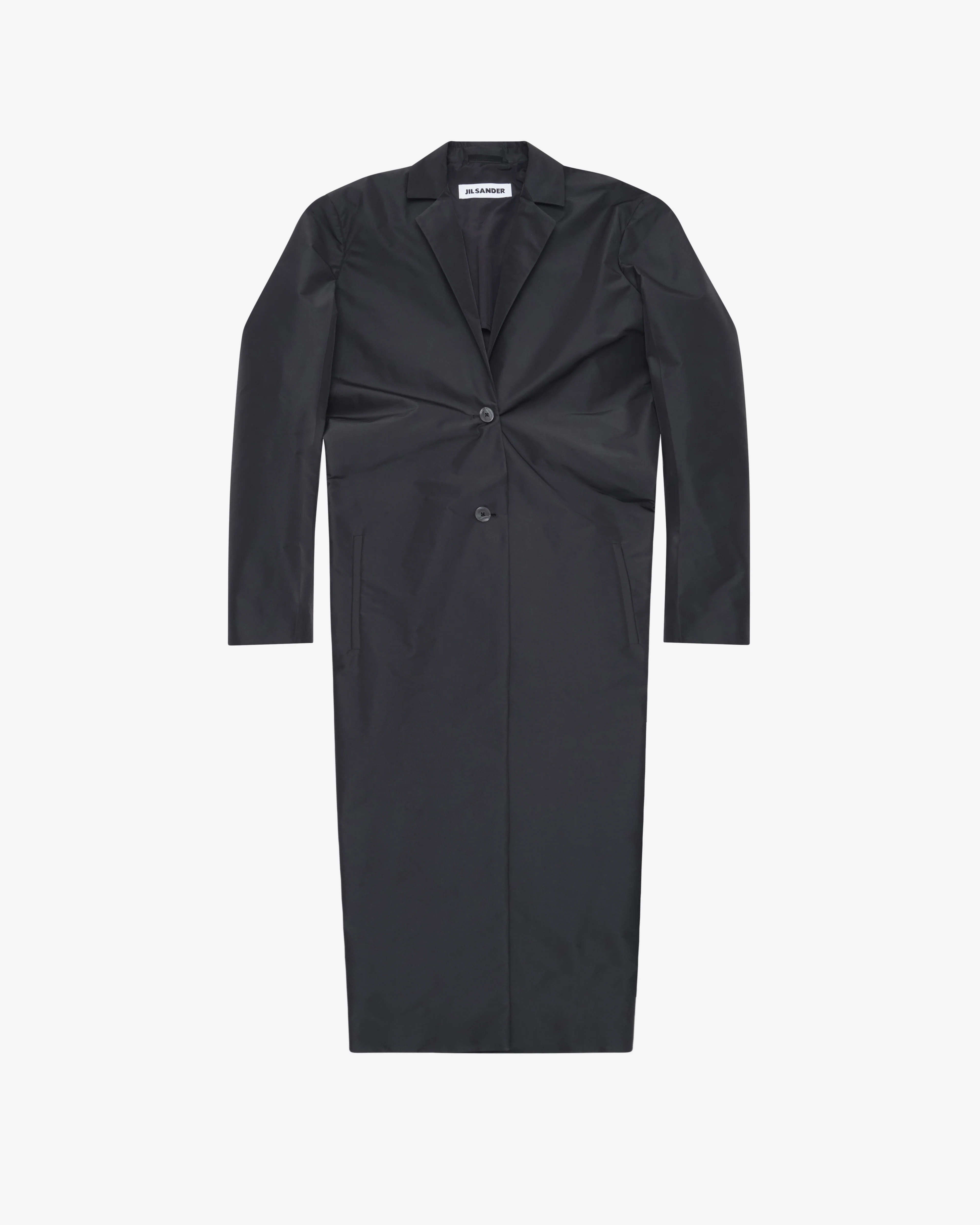 Jil Sander - Women's Gathered Coat - (Black)