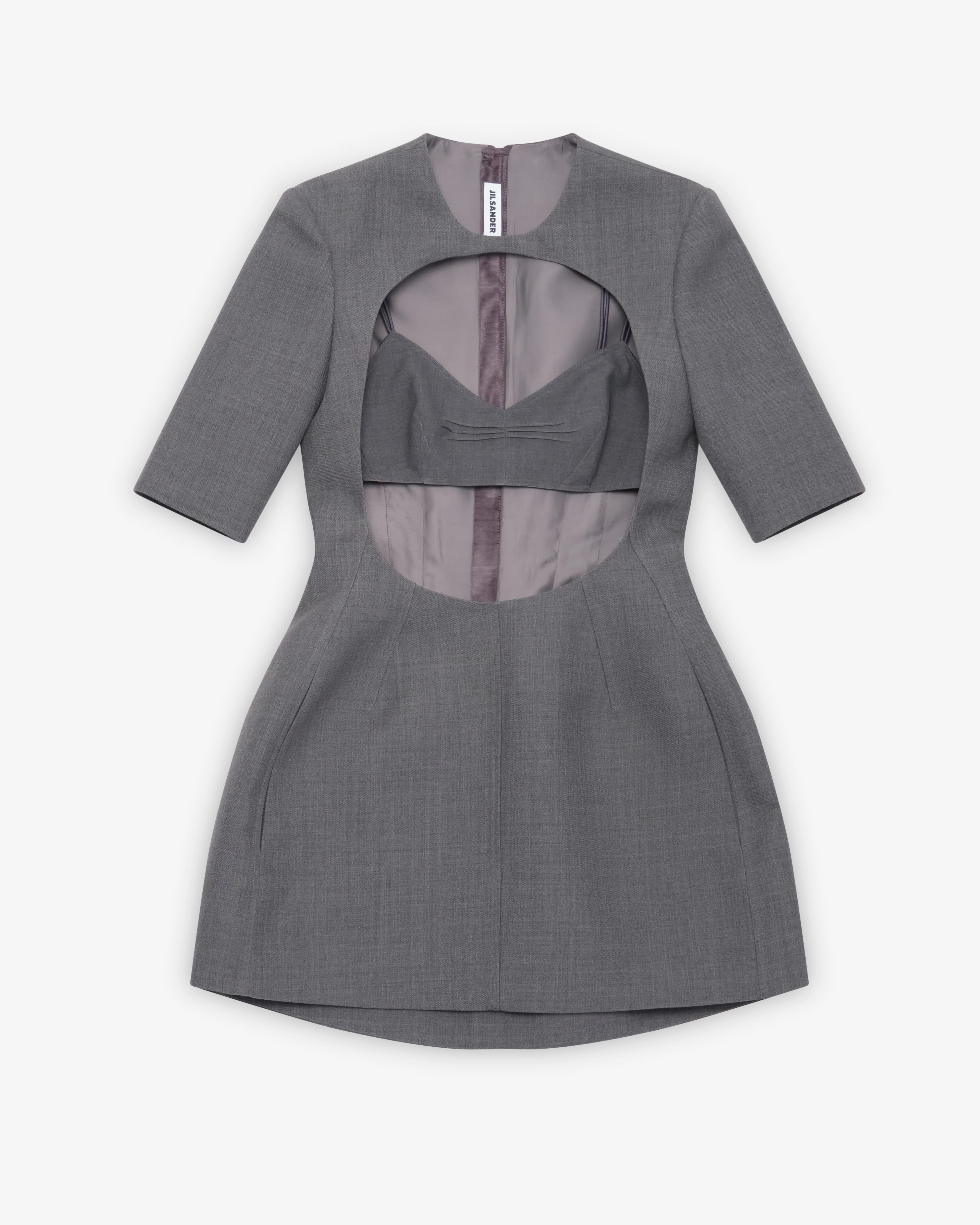 Jil Sander - Women's Cut-Out Dress - (Fog)