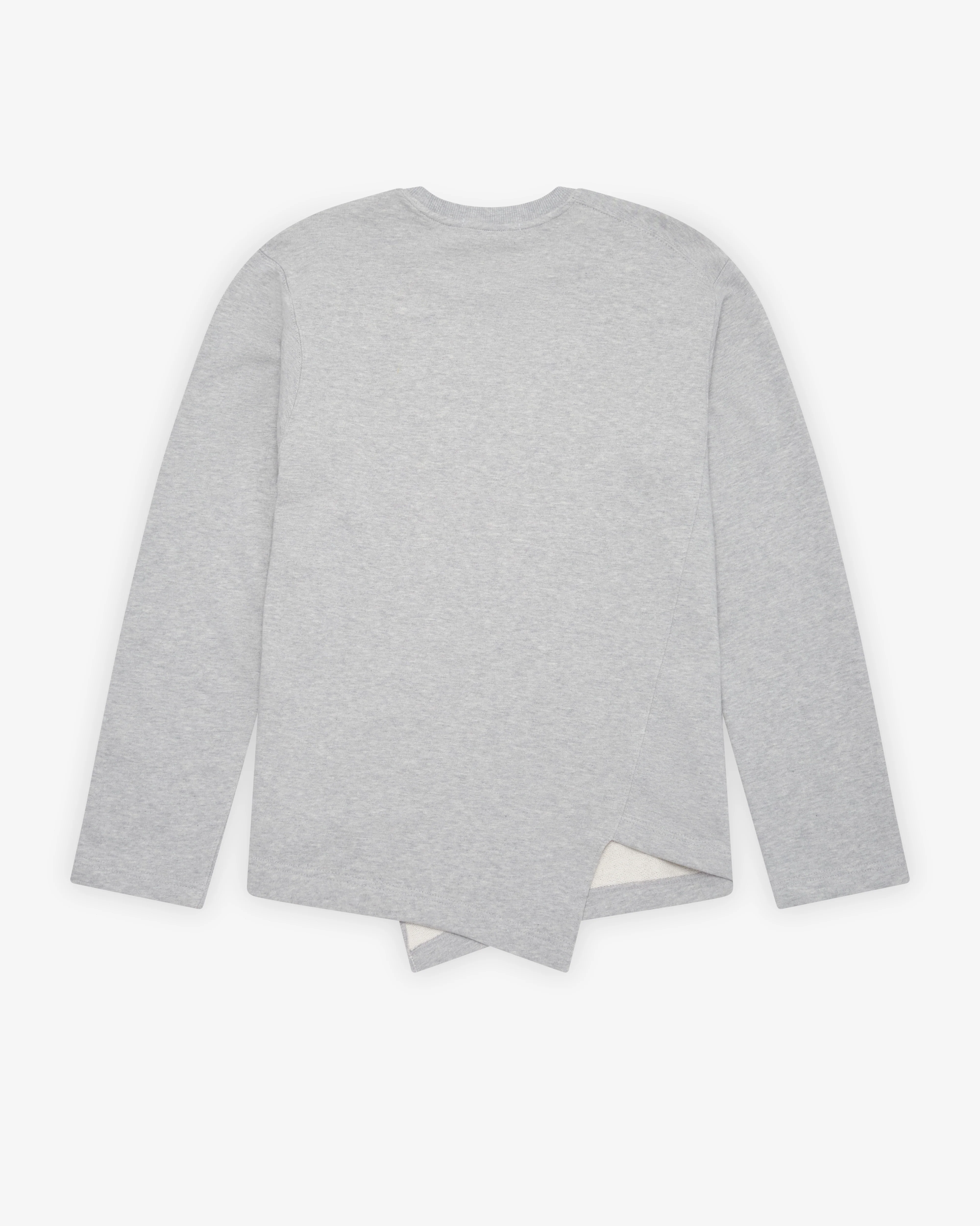 CDG Shirt - Men's Bias Cut Sweatshirt - (Top Grey)