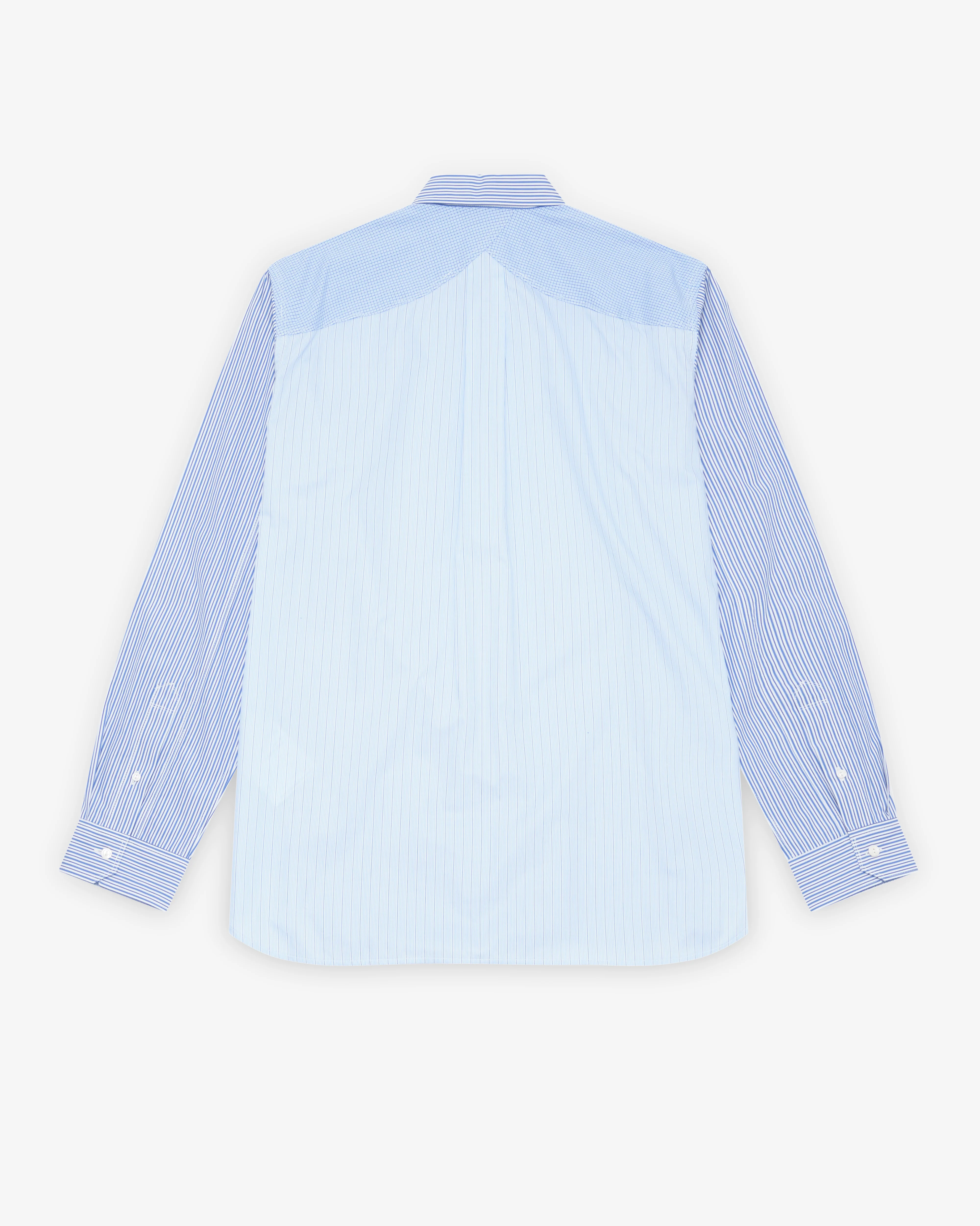 Junya Watanabe Man - Men's Panelled Shirt - (Blue)