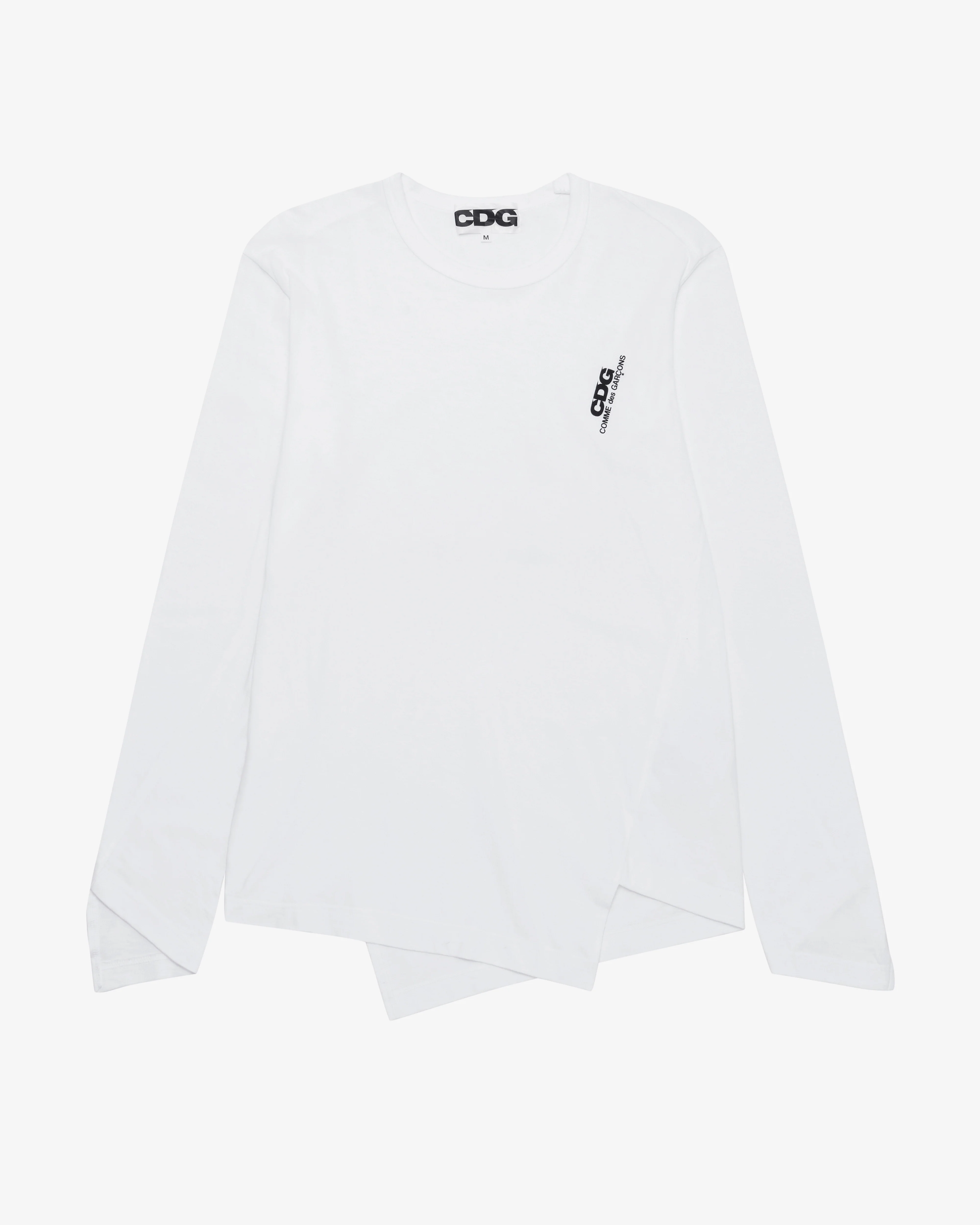 CDG - Twist Long Sleeve T-Shirt - (White)