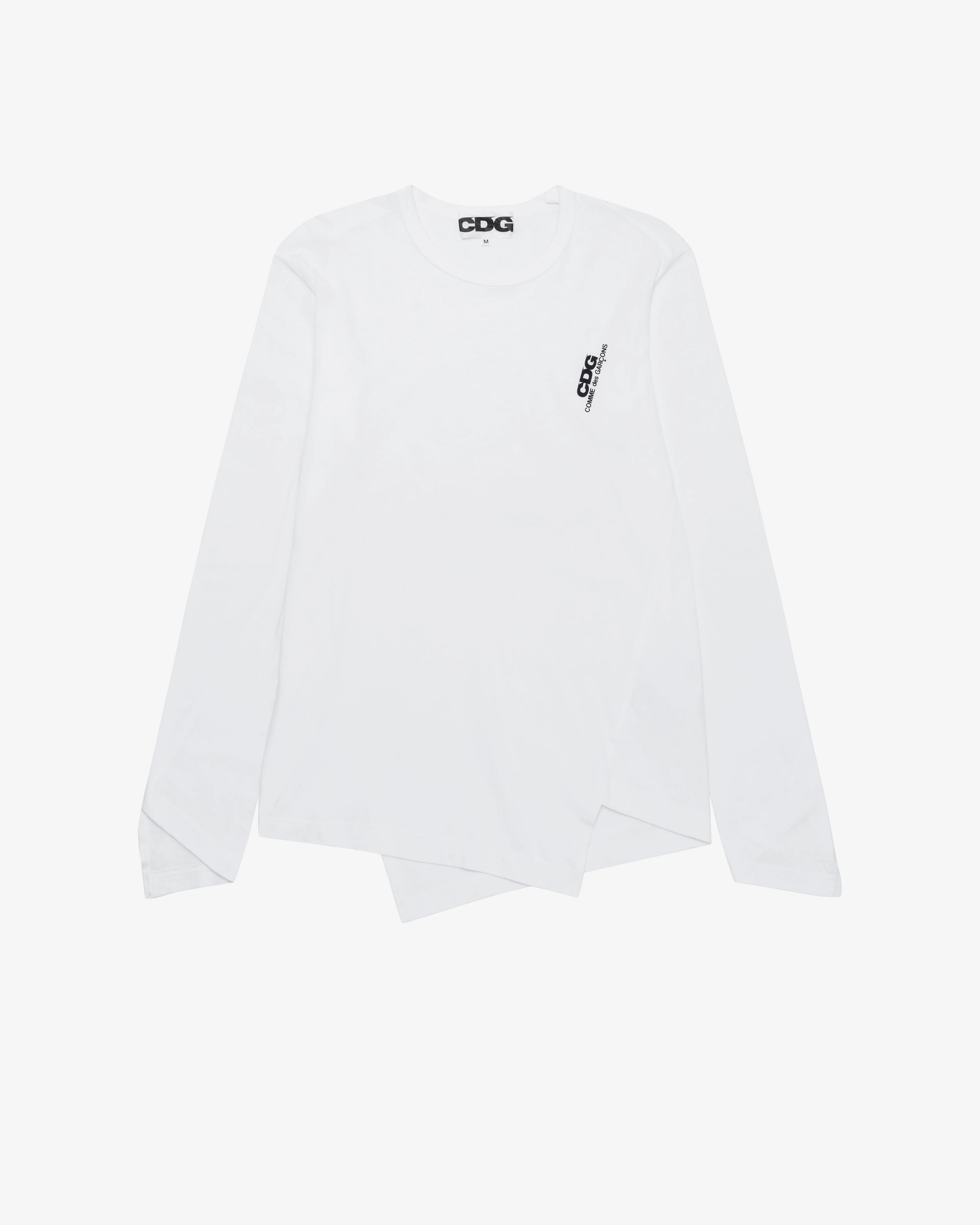 CDG - Twist Long Sleeve T-Shirt - (White)