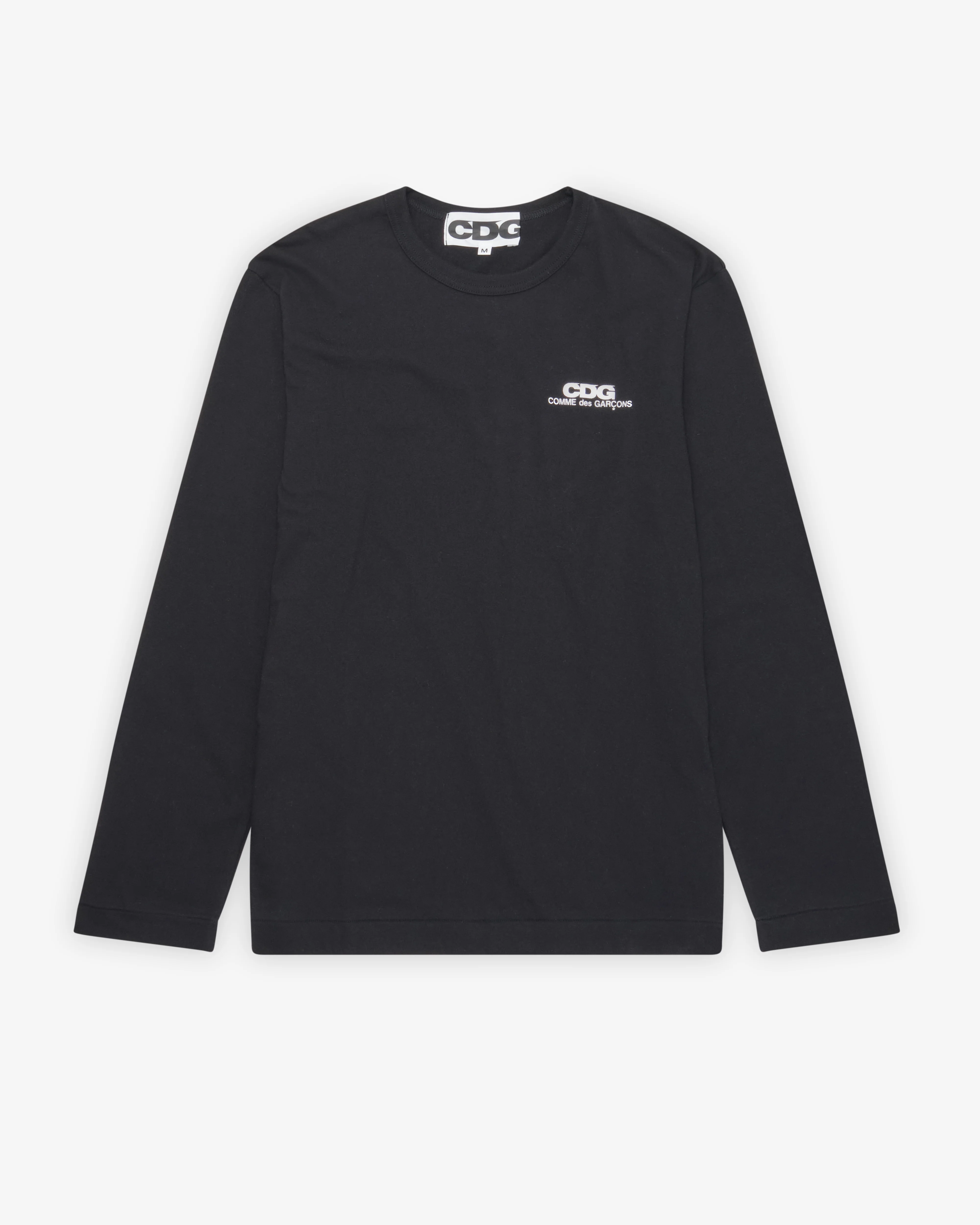 CDG - Small Logo Long Sleeve T-Shirt - (Black)