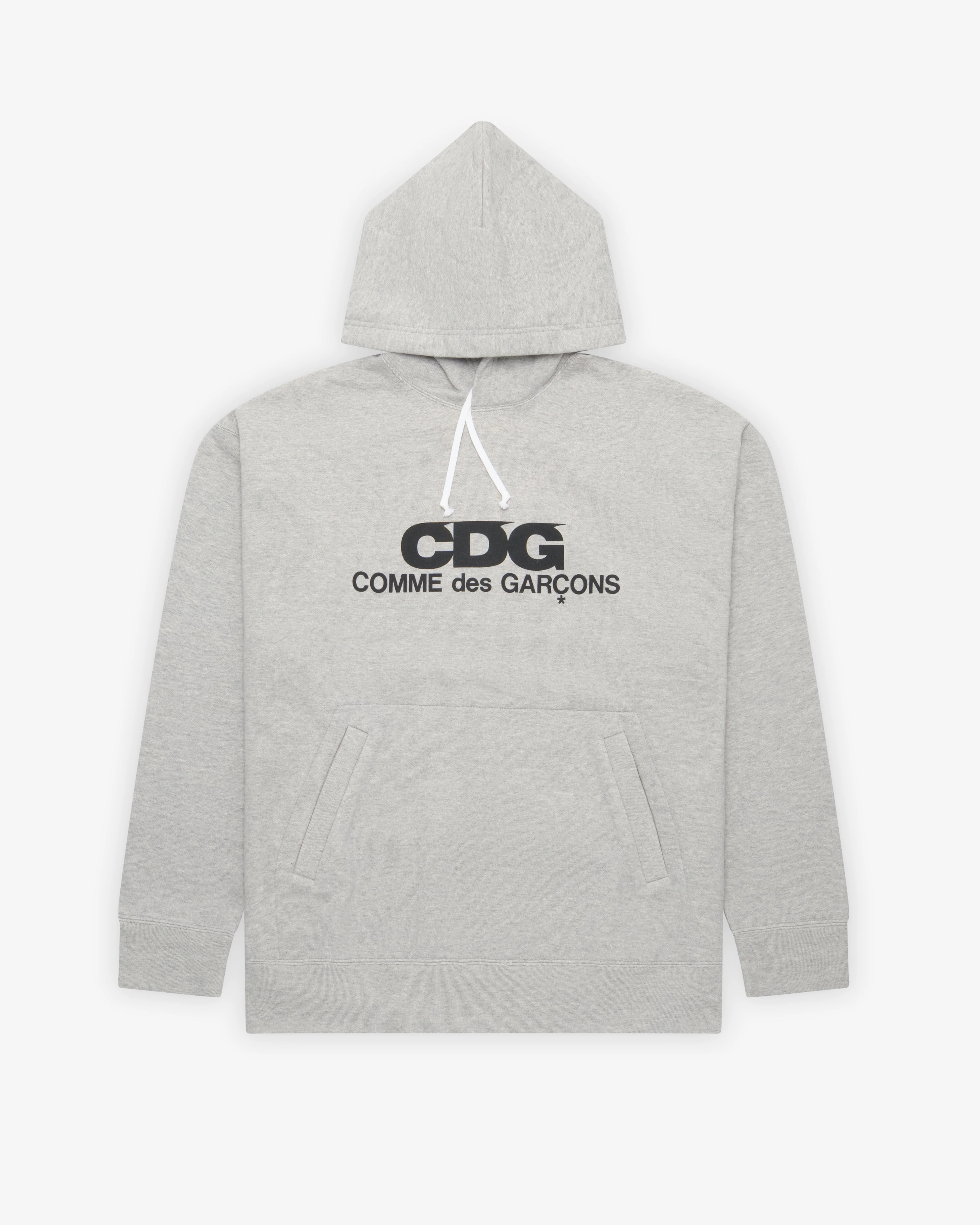 CDG - Logo Hooded Sweatshirt - (Grey)