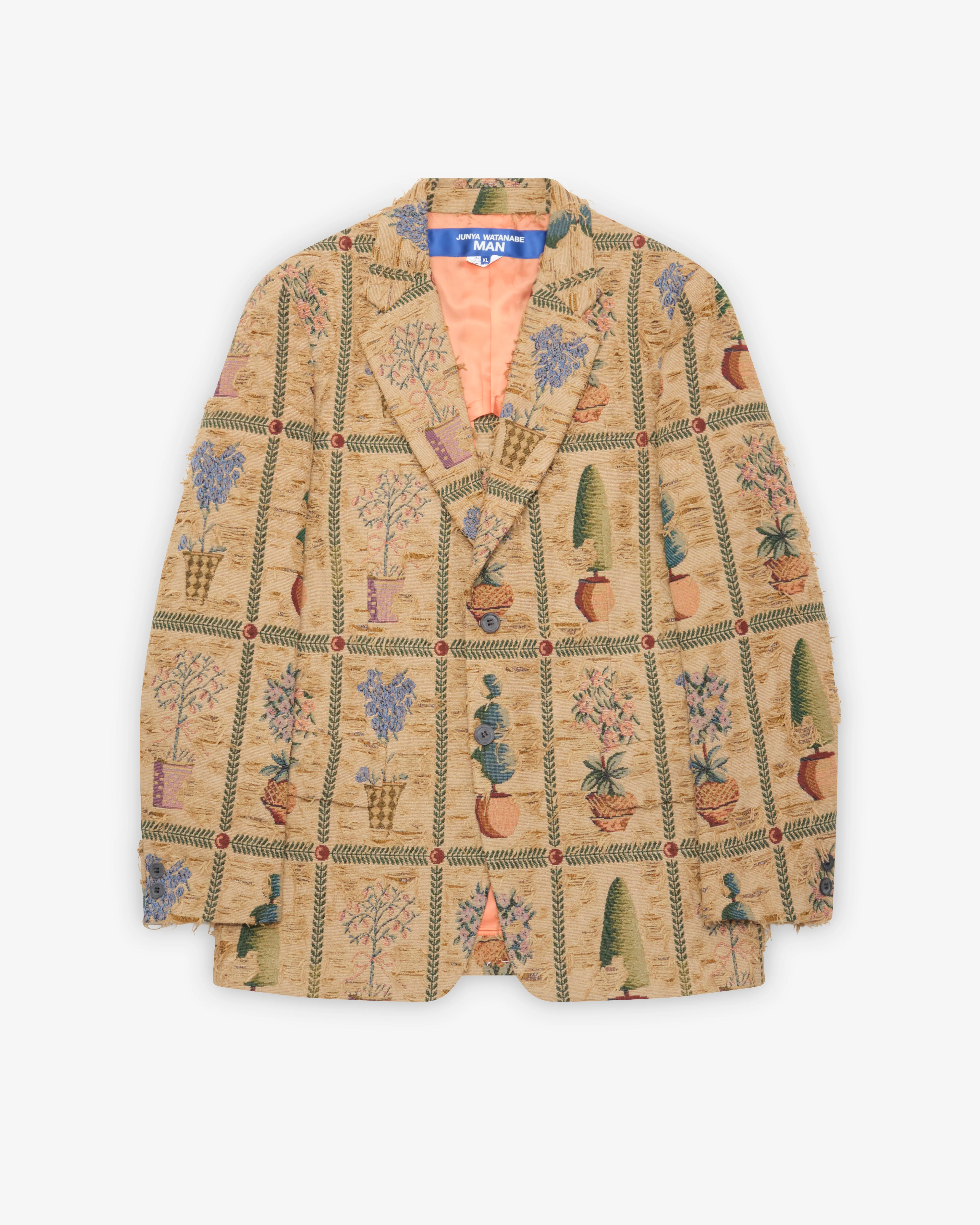 Junya Watanabe Man - Men's Plant Pot Tapestry Blazer - (Brown)