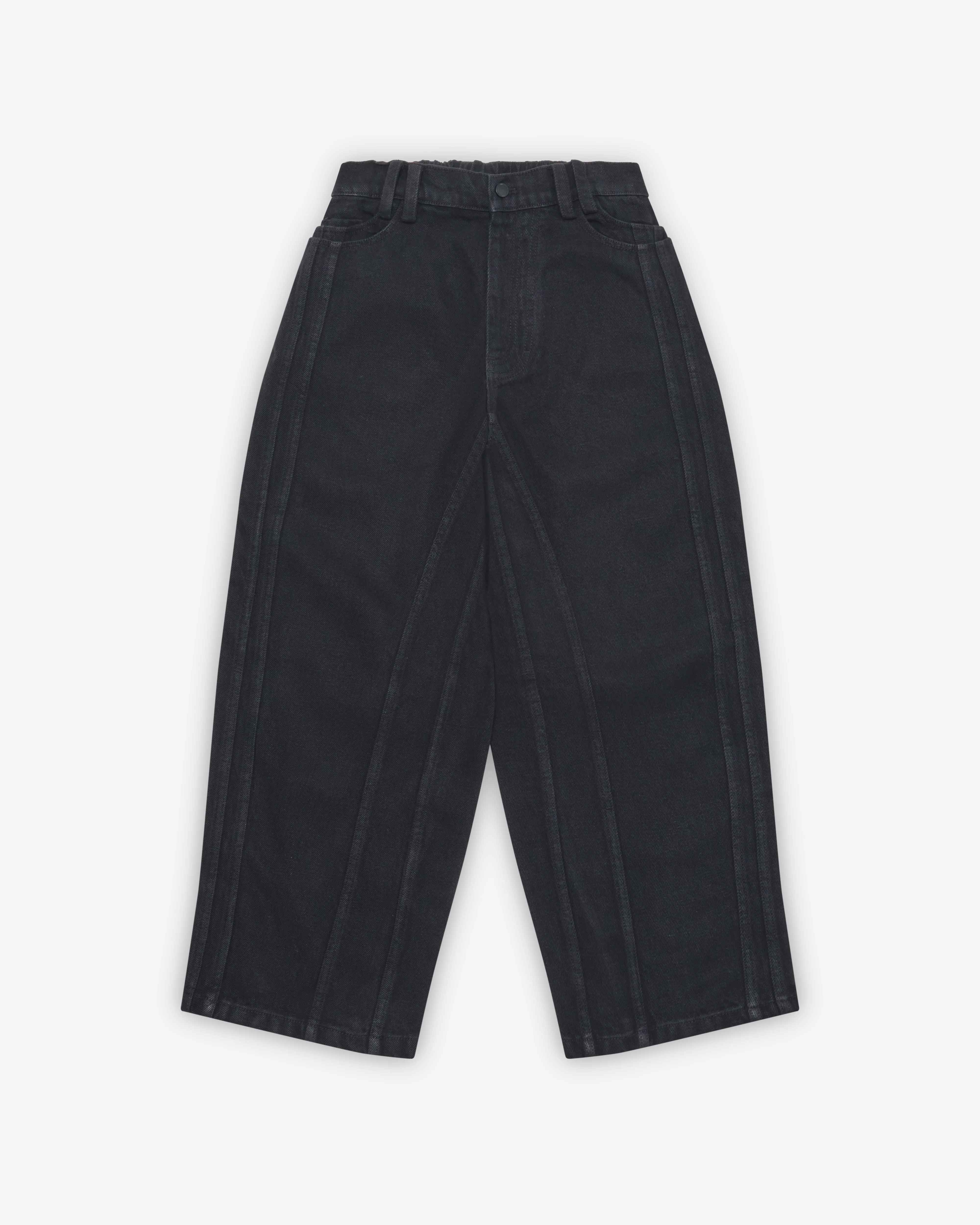 Melitta Baumeister - Women's Doubled Cropped Denim Pants - (Black)