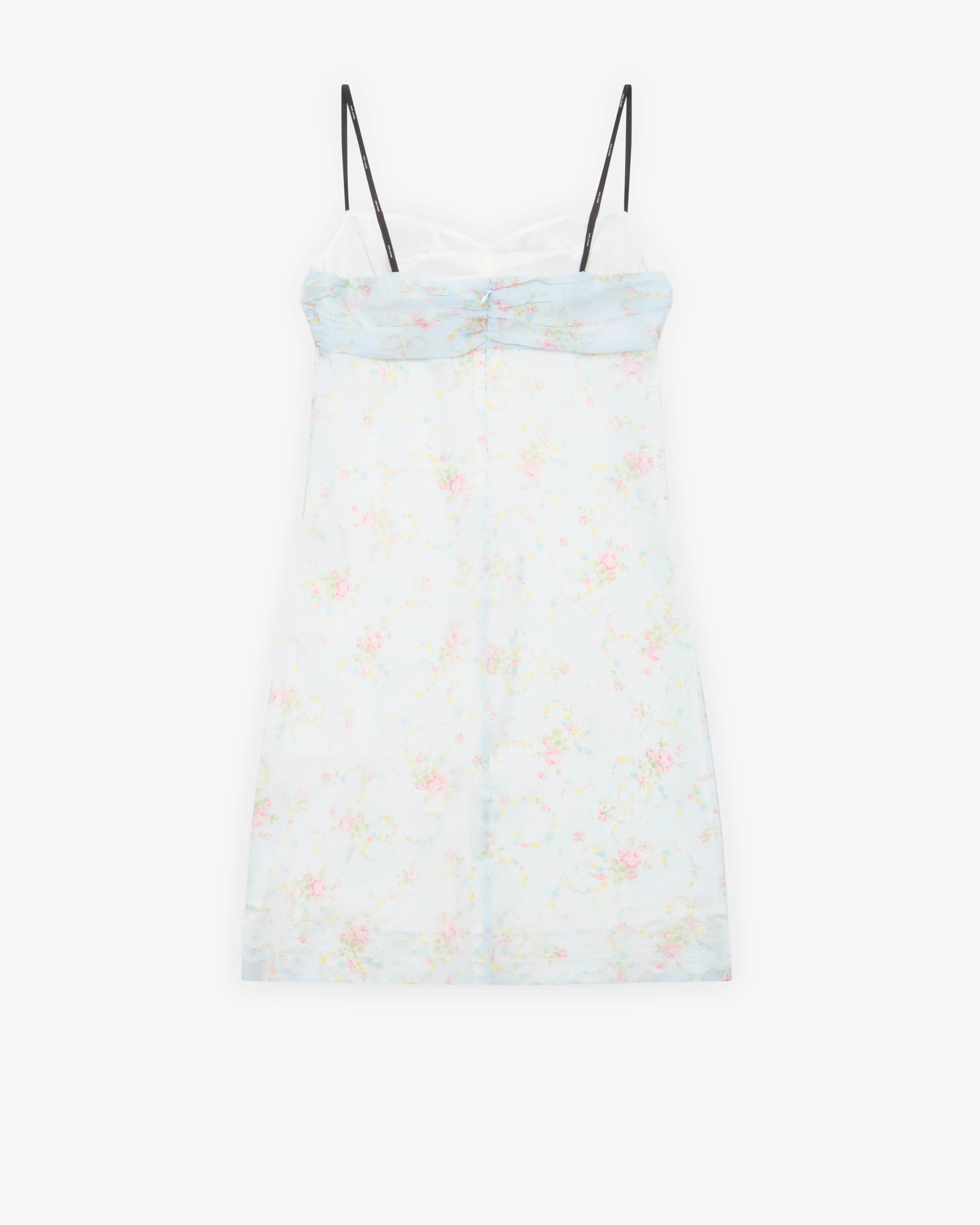 Marc Jacobs - Women's Blurred Floral Slip Dress - (Blue Mist)