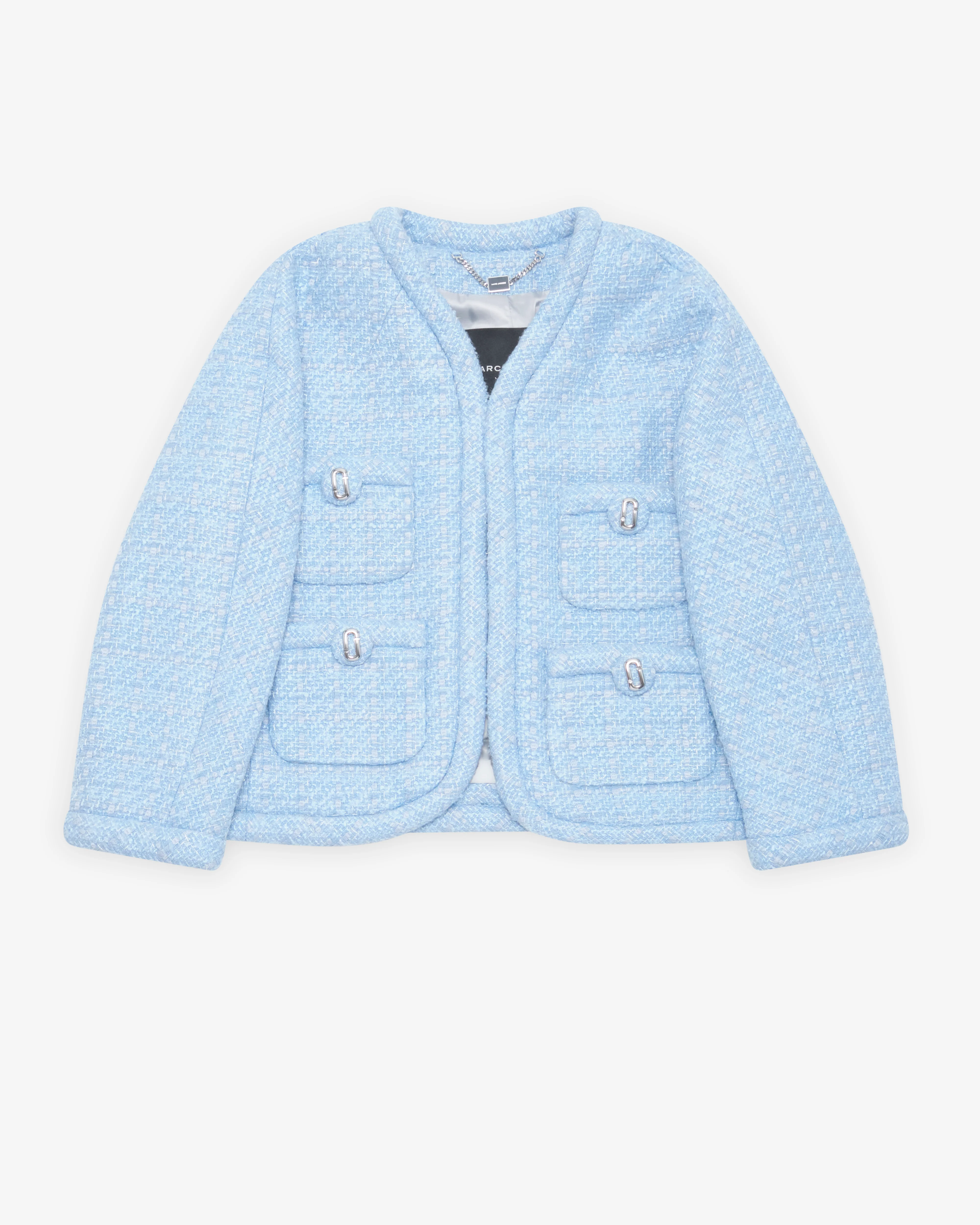 Marc Jacobs - Women's Pop J Marc Tweed Jacket - (Blue Mist)
