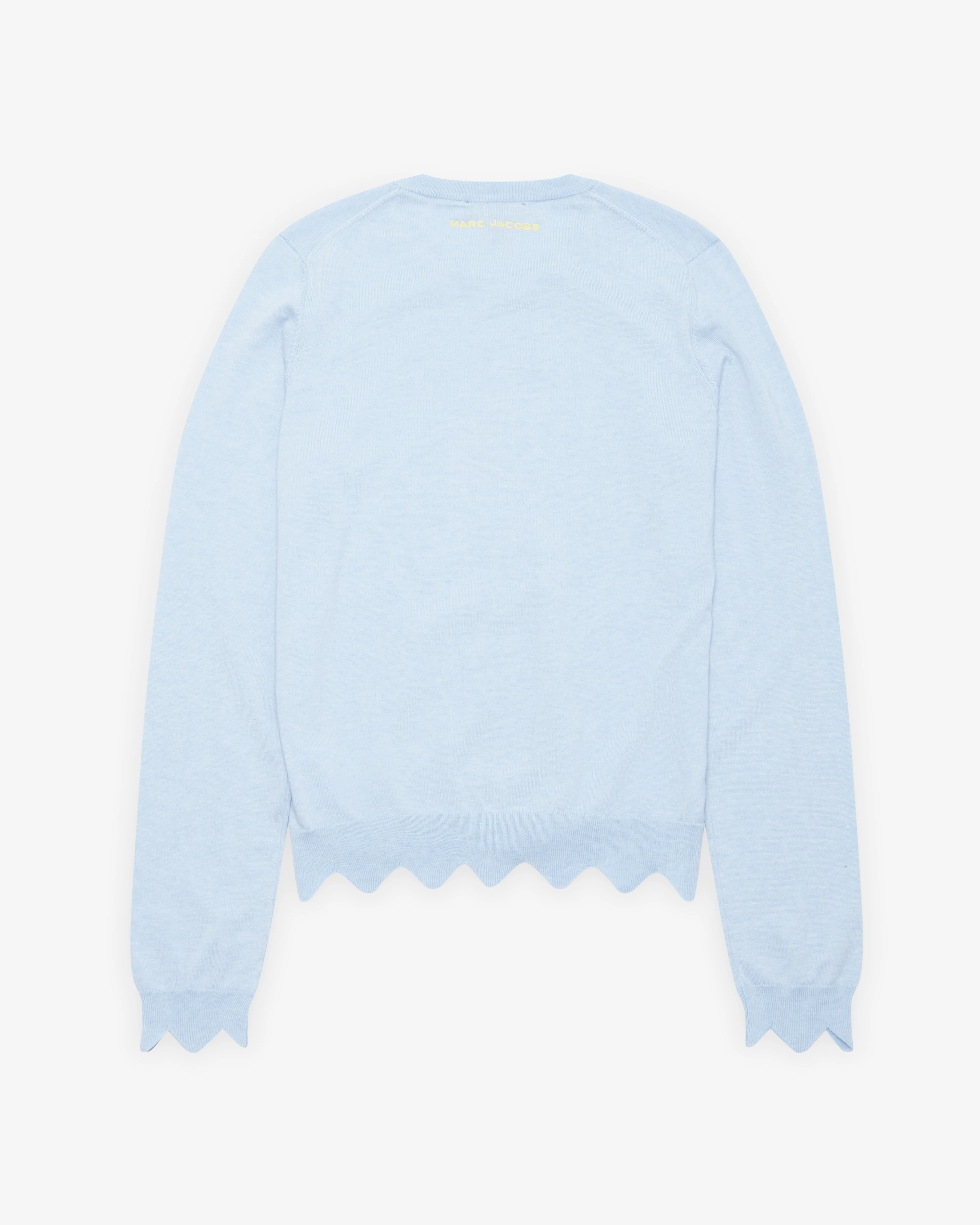 Marc Jacobs - Women's Scallop Daisy Cardigan - (Blue Mist)
