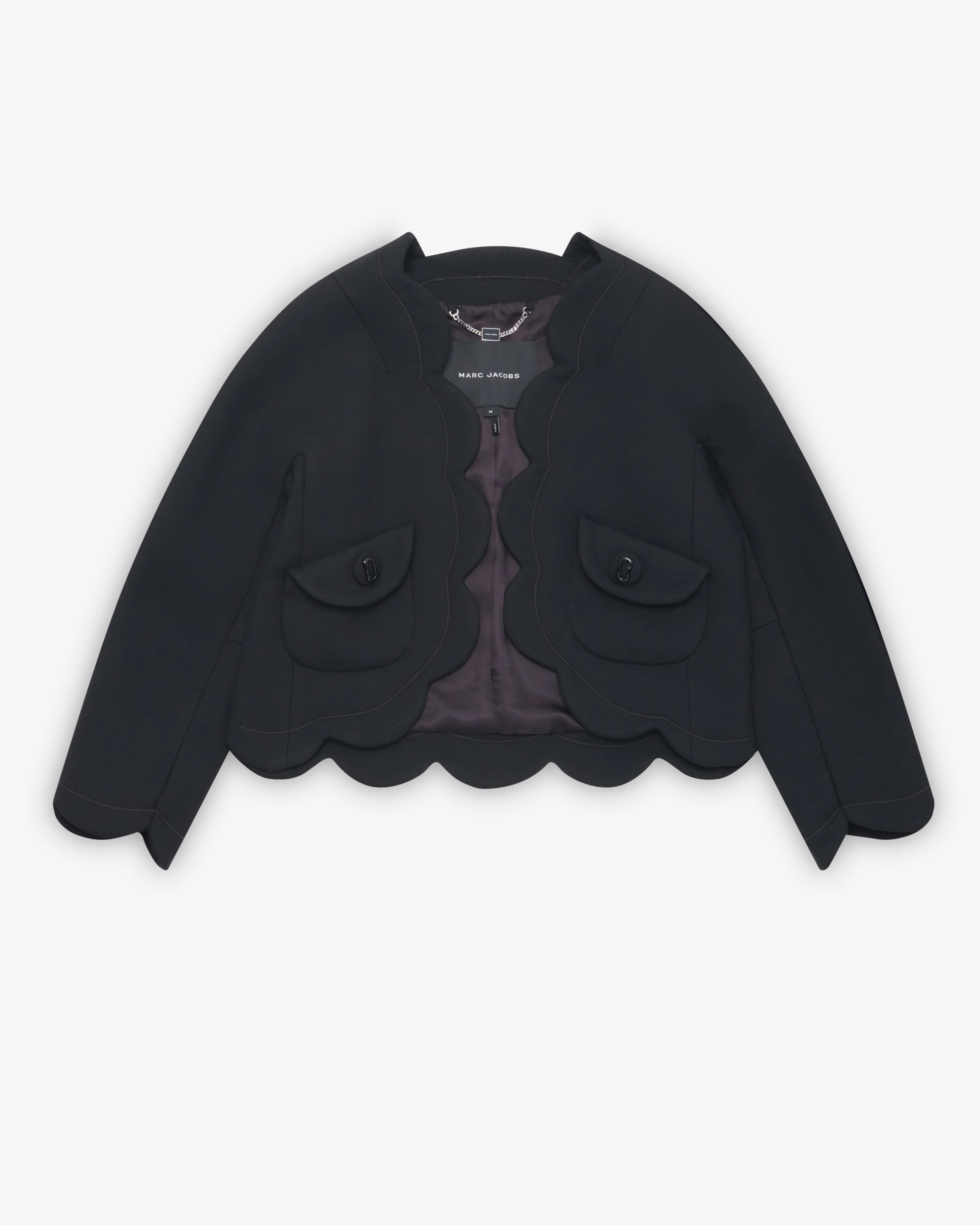 Marc Jacobs - Women's Scallop Daisy Lady Jacket - (Black)