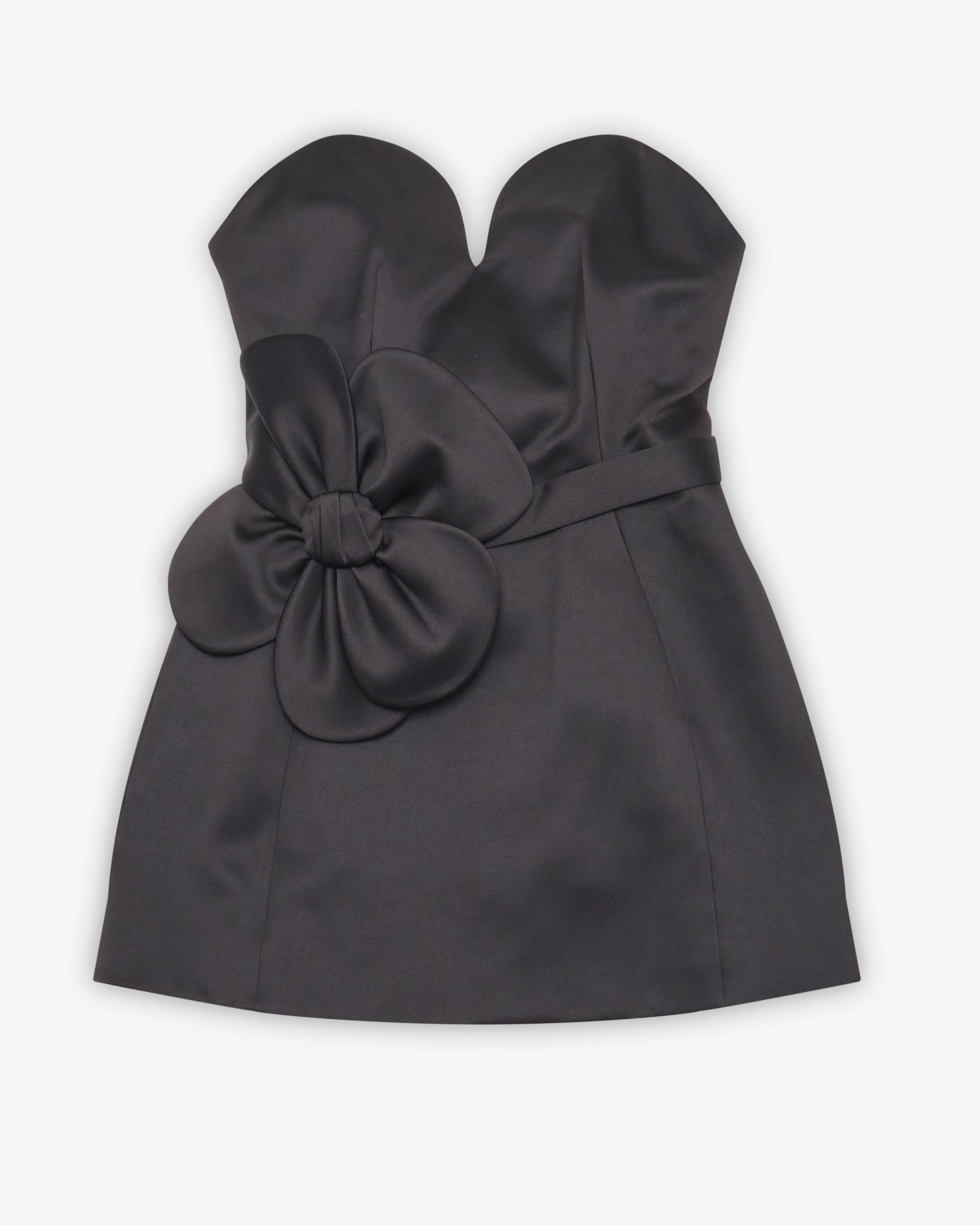Marc Jacobs - Women's Satin Daisy Belted Dress - (Black)
