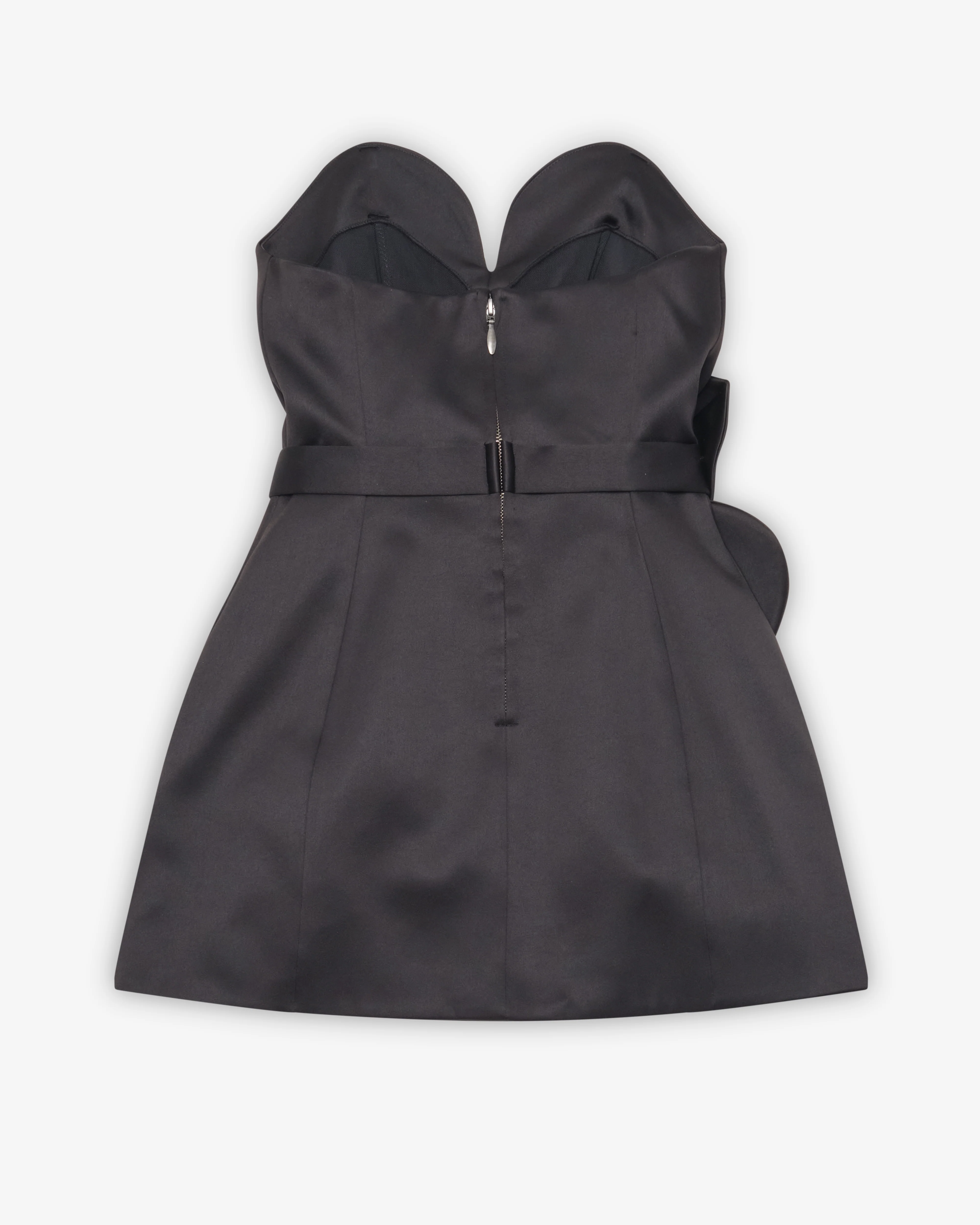 Marc Jacobs - Women's Satin Daisy Belted Dress - (Black)