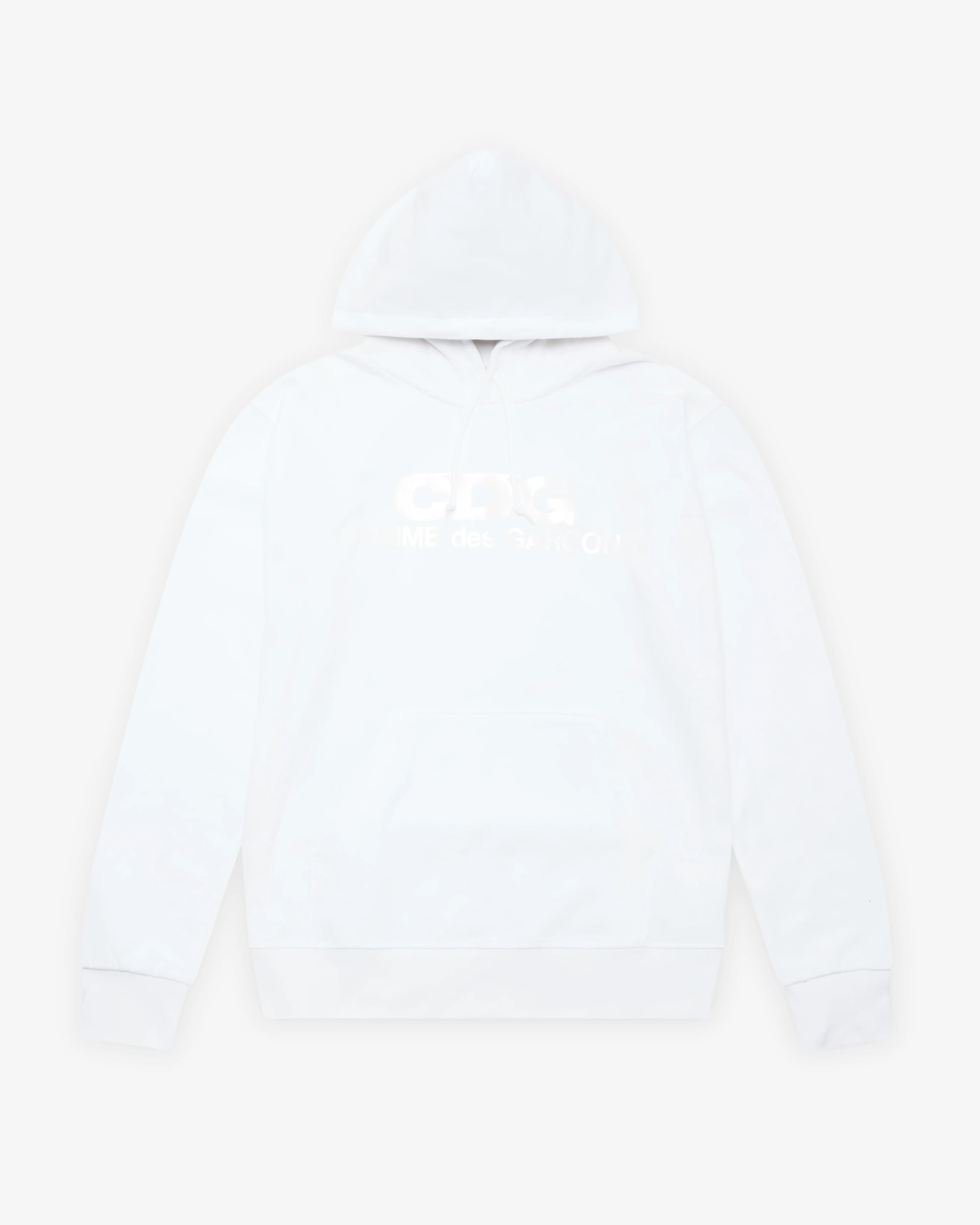 CDG - Monochrome Logo Hoodie - (White)