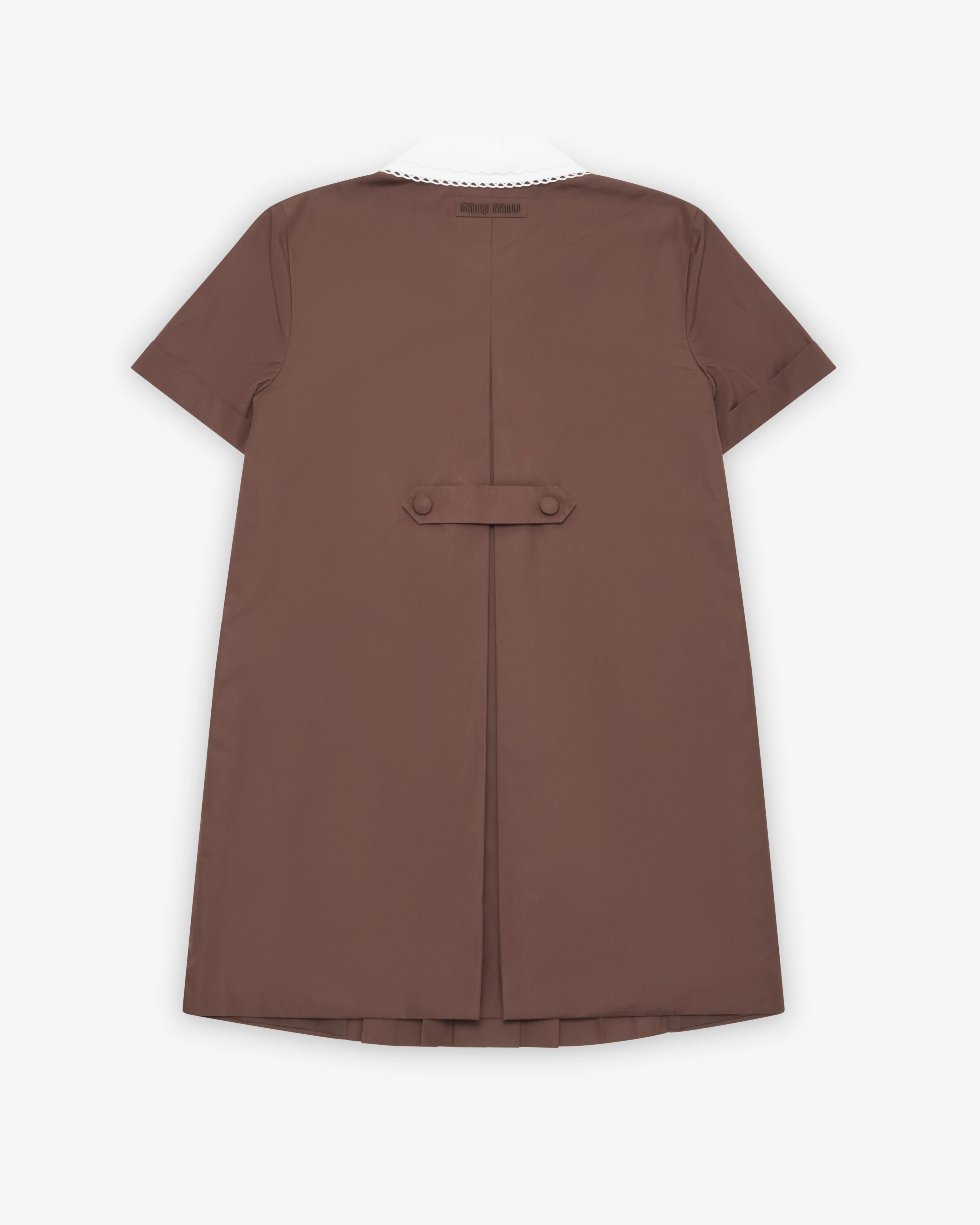 Miu Miu - Women's Poplin Dress - (Ebony)