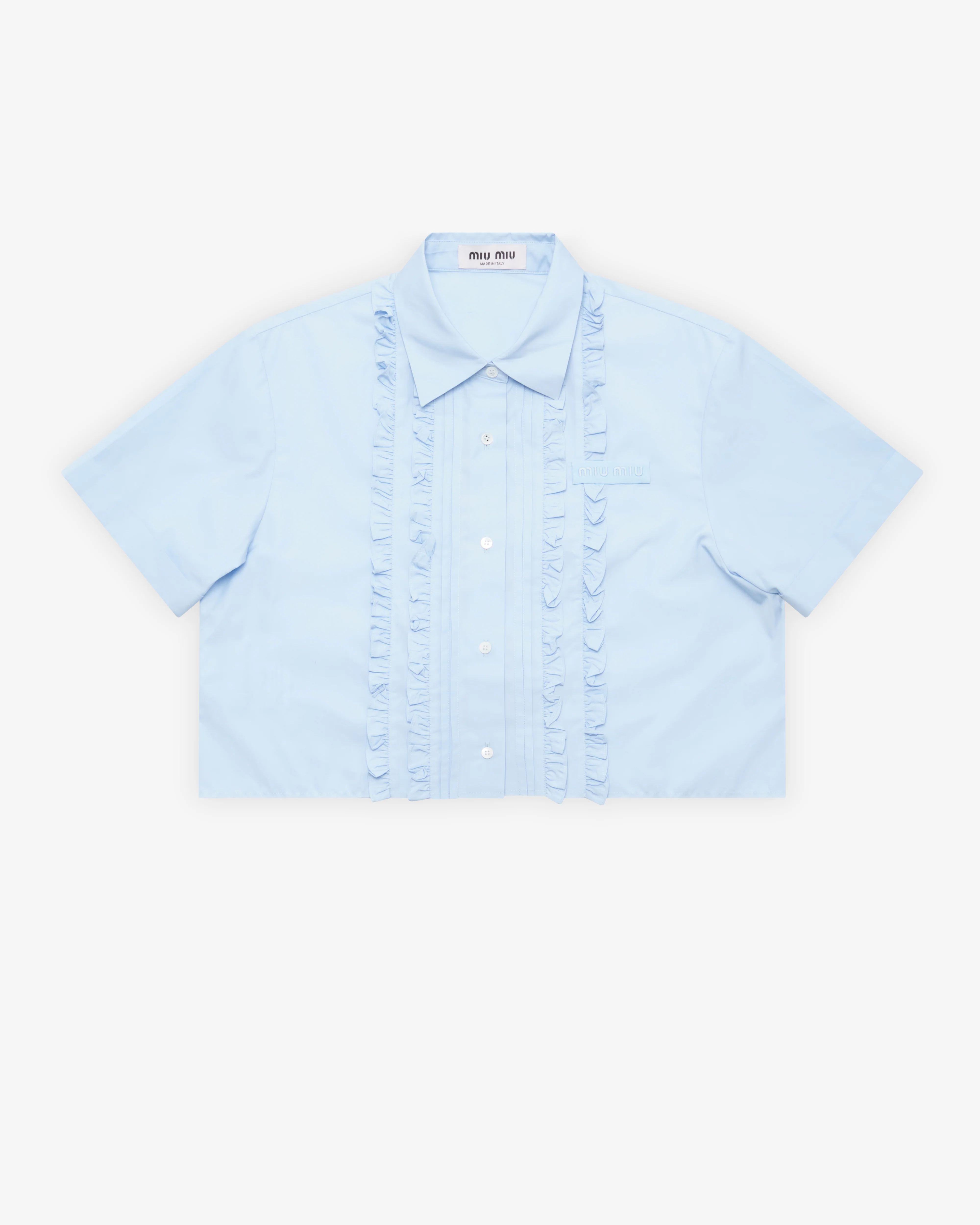 Miu Miu - Women's Poplin Shirt - (Sapphire Blue)