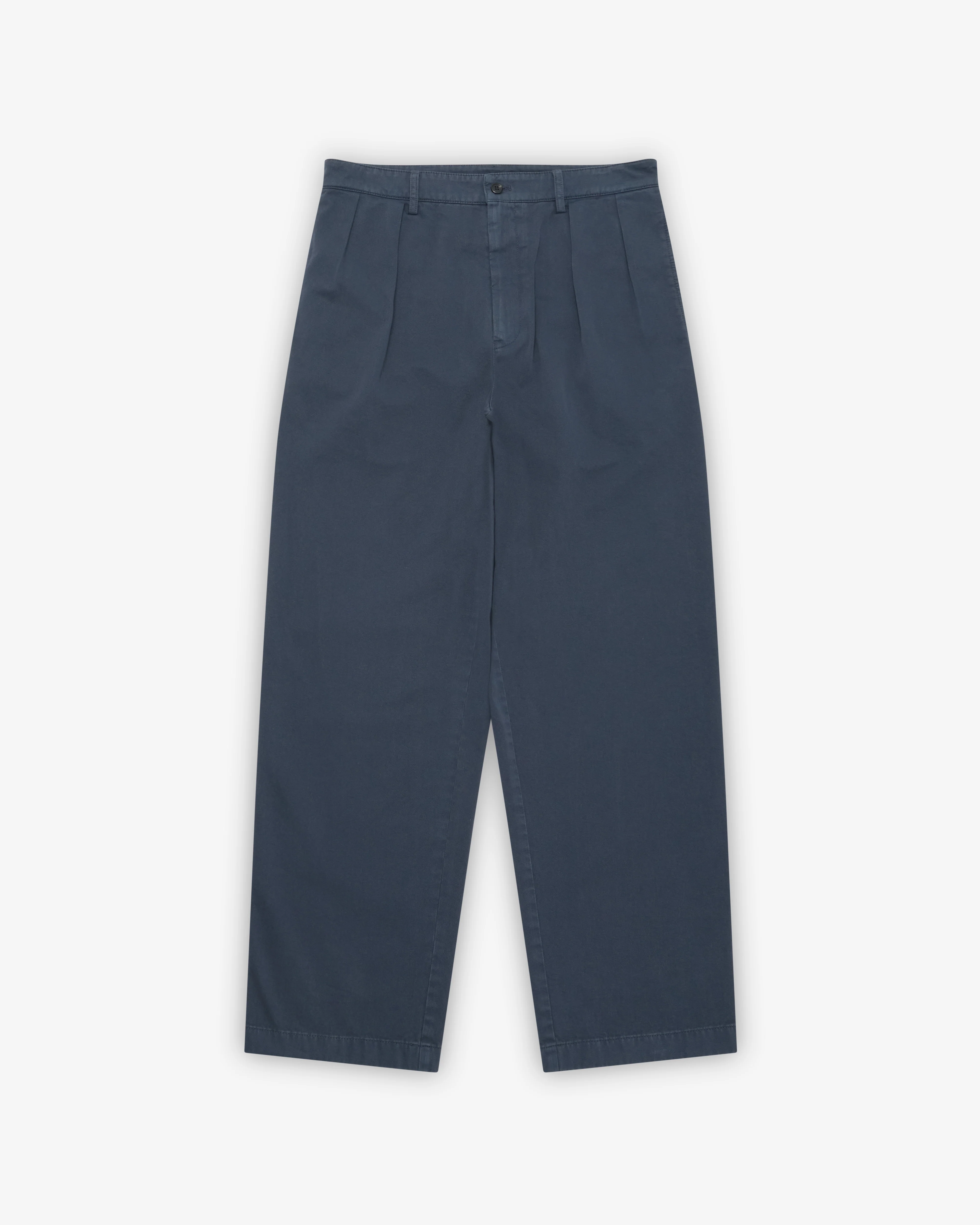 Prada - Men's Wide-Leg Cotton Pants - (Navy)