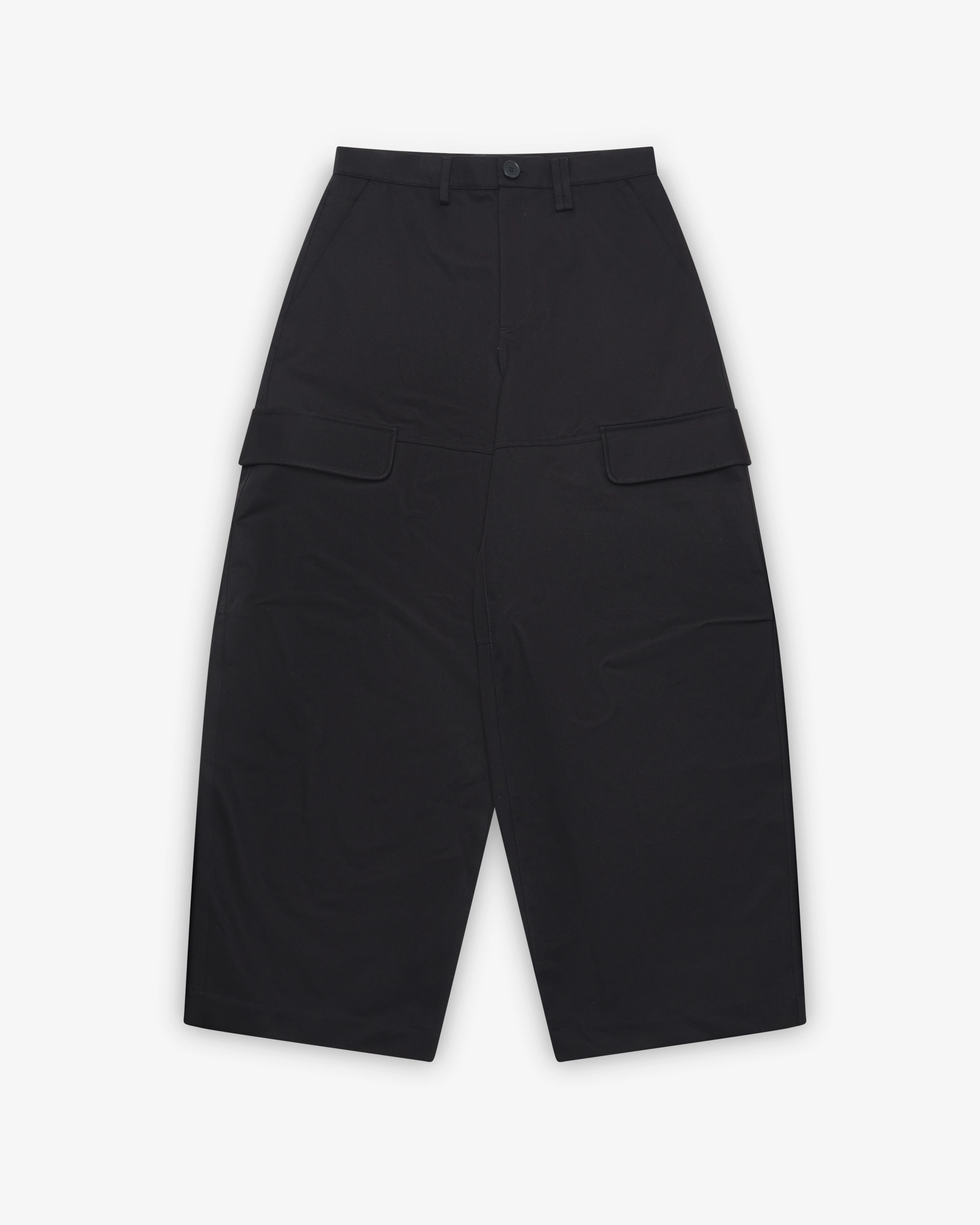 Simone Rocha - Men's Cargo Balloon Knee Pleat Trousers - (Black)