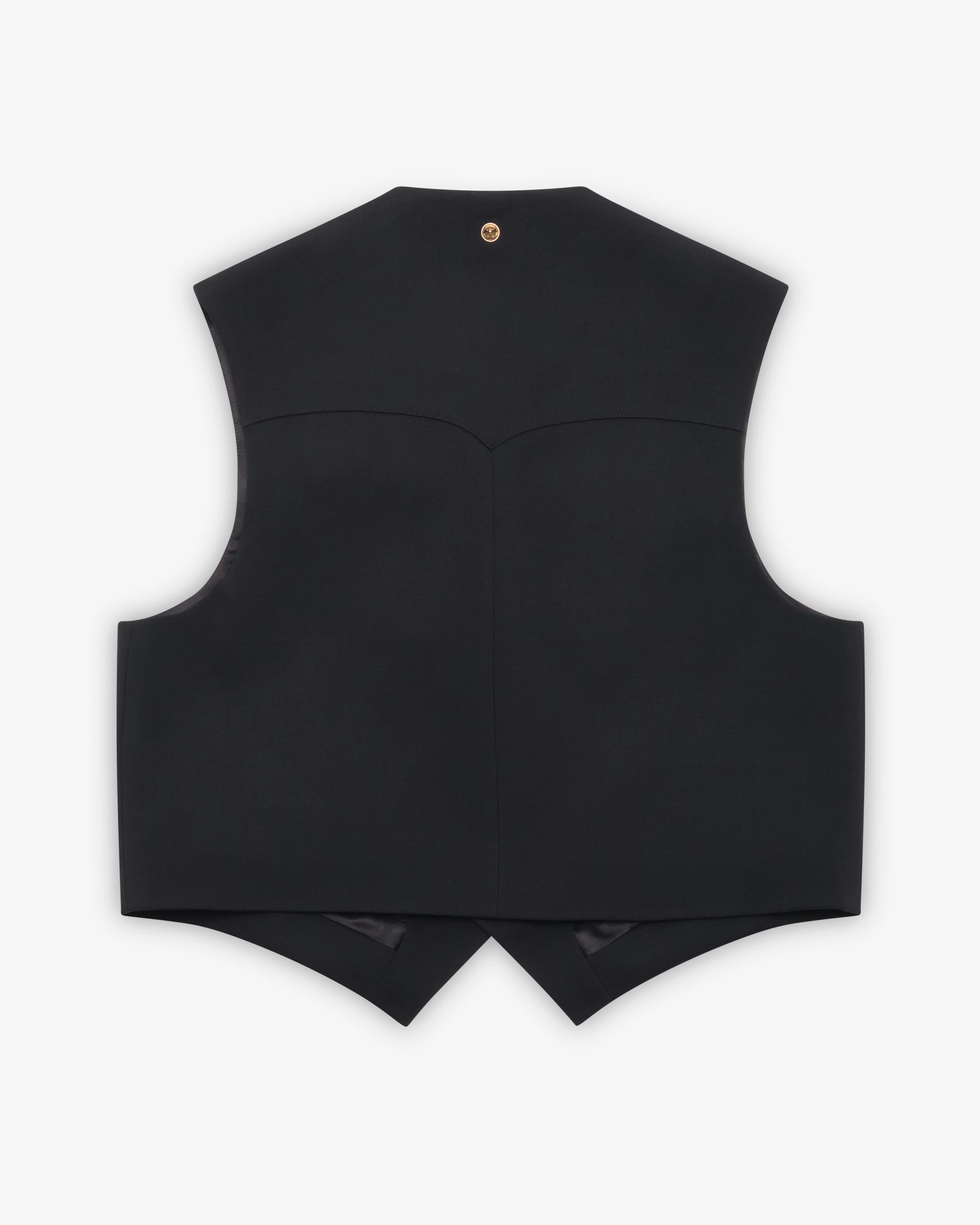 Versace - Men's Stretch Wool Vest - (Black)