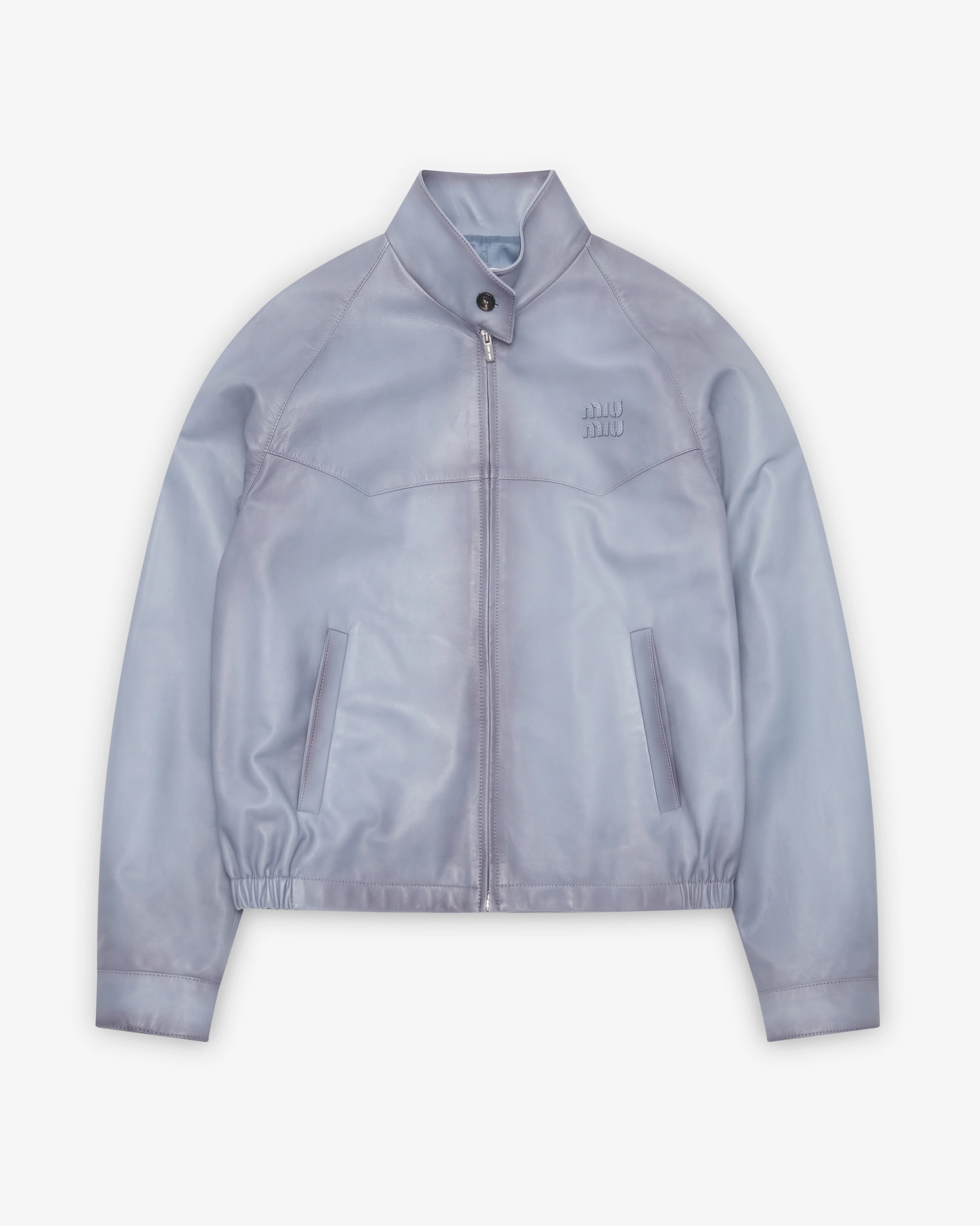 Miu Miu - Women's Nappa Leather Jacket - (Mare)