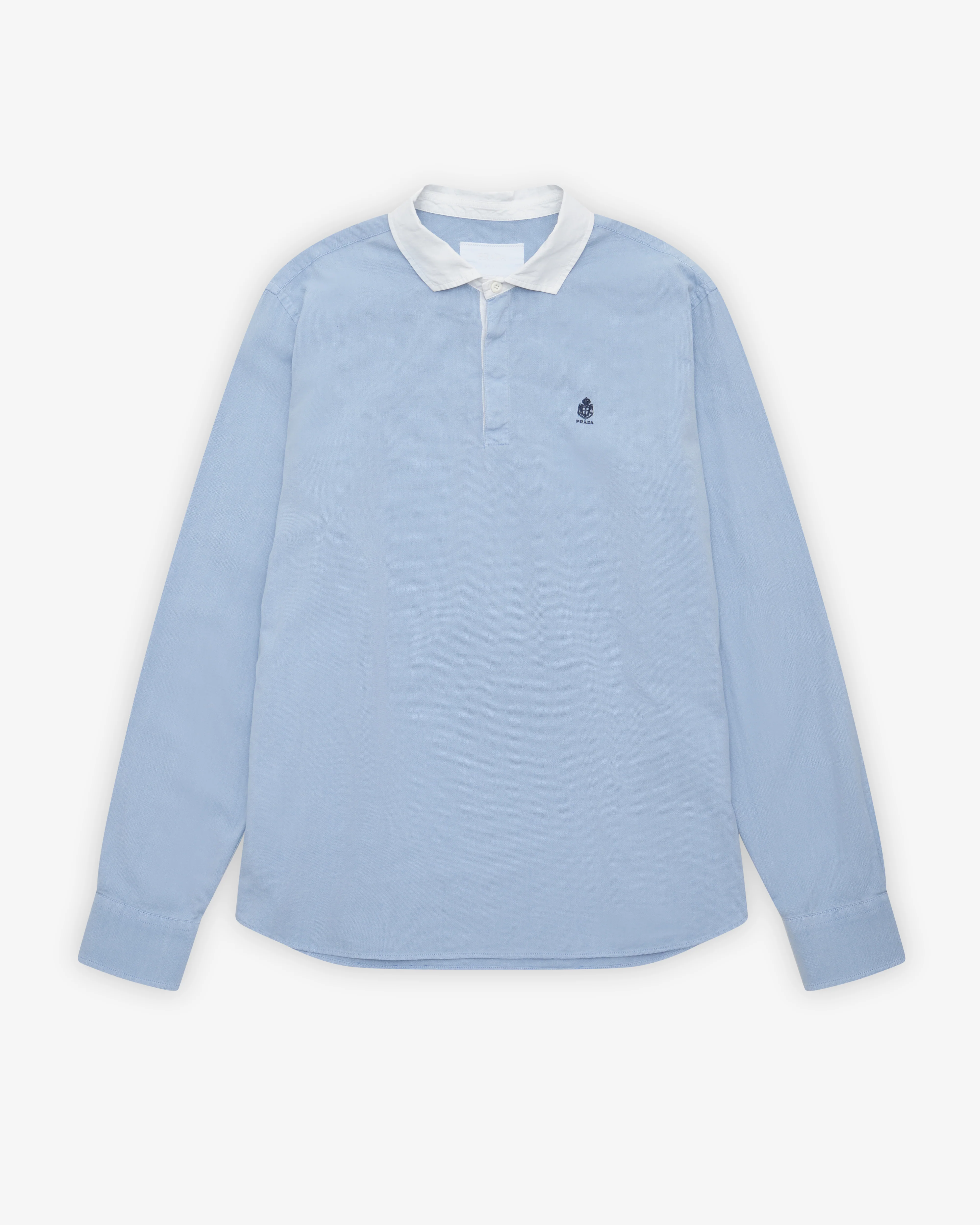 Prada - Men's Pearl Cotton Shirt - (Light Blue)