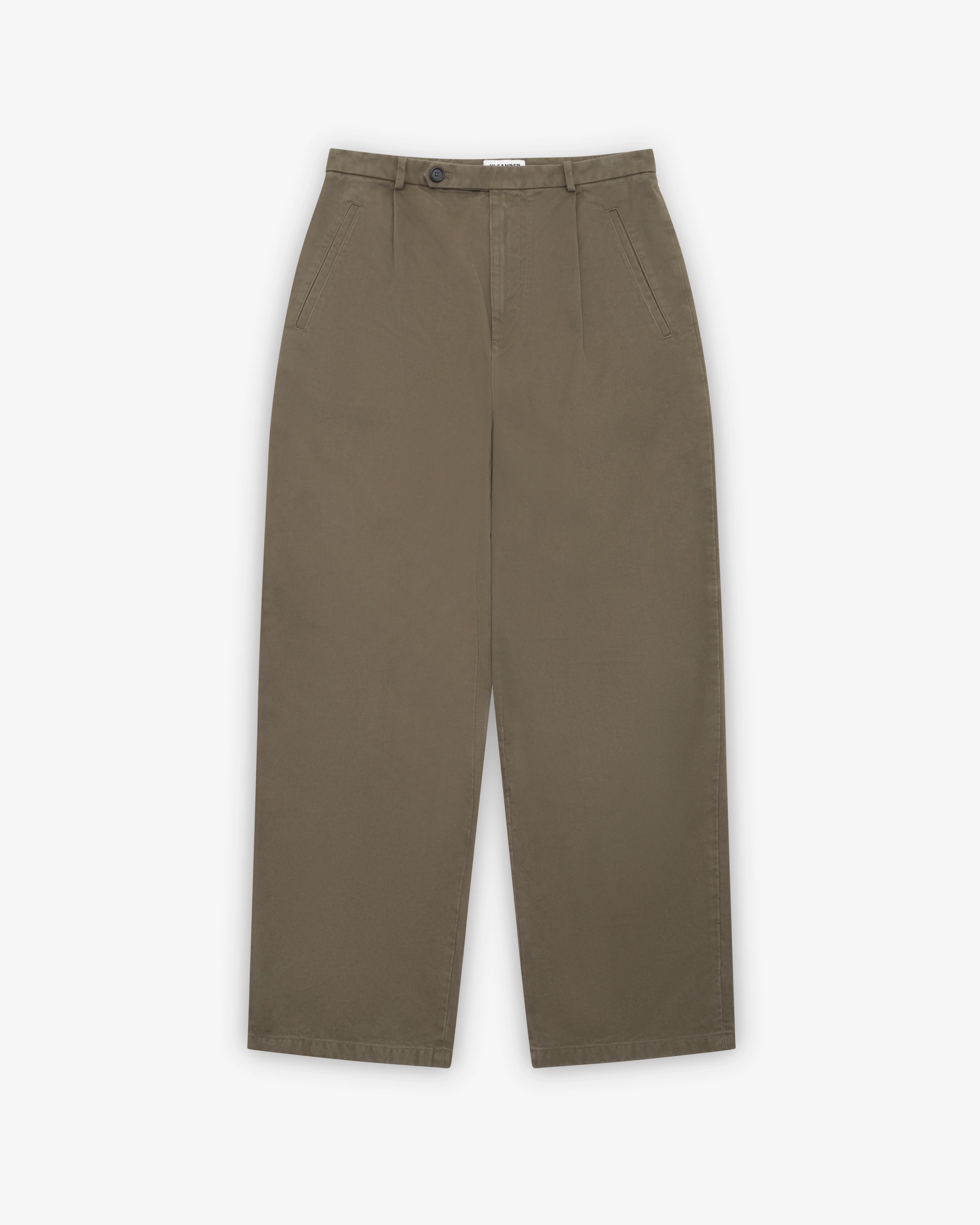 Jil Sander - Men's Cotton Drill Trousers - (Thyme Green)