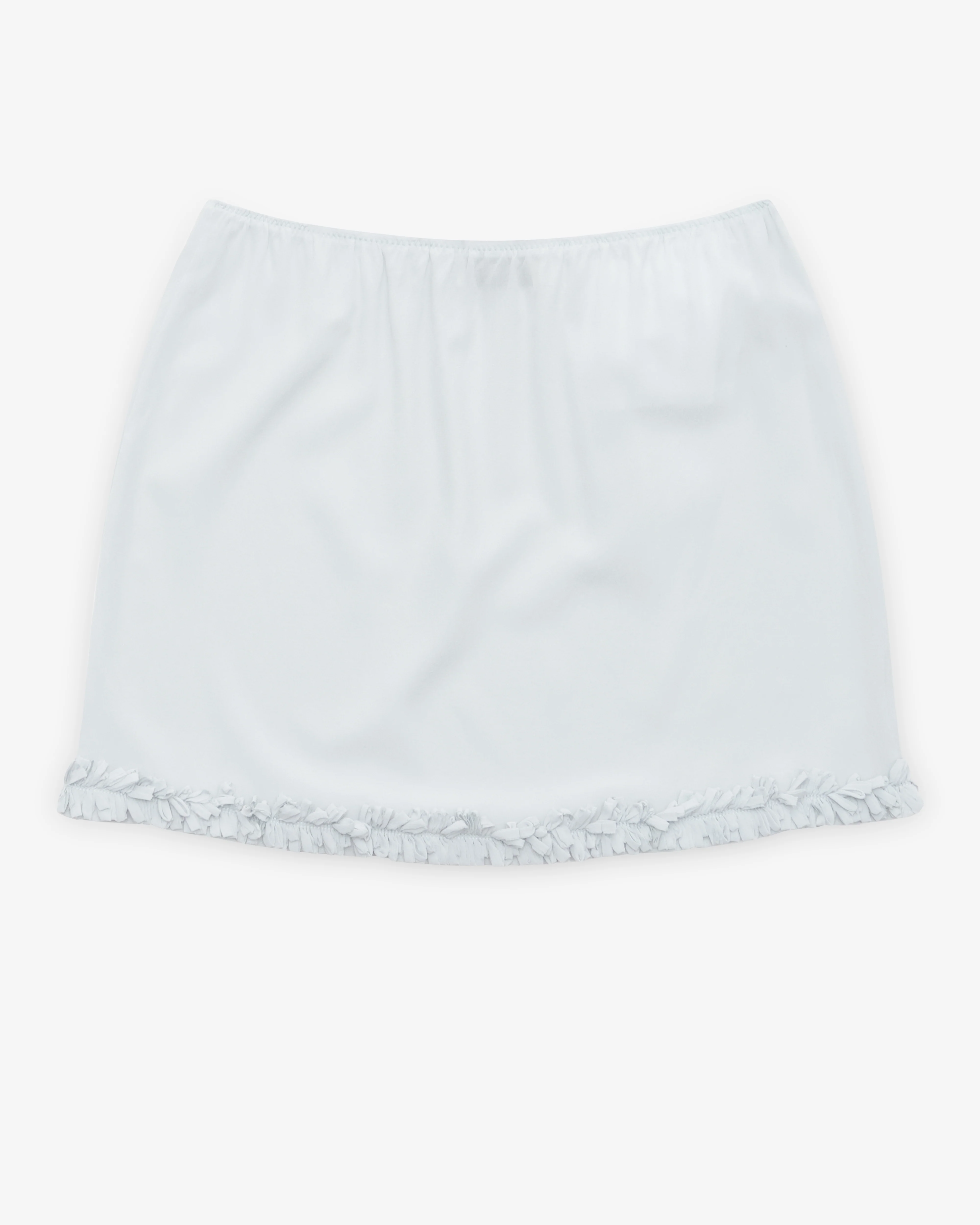 Miu Miu - Women's Crepe De Chine Mini Skirt - (Astro)