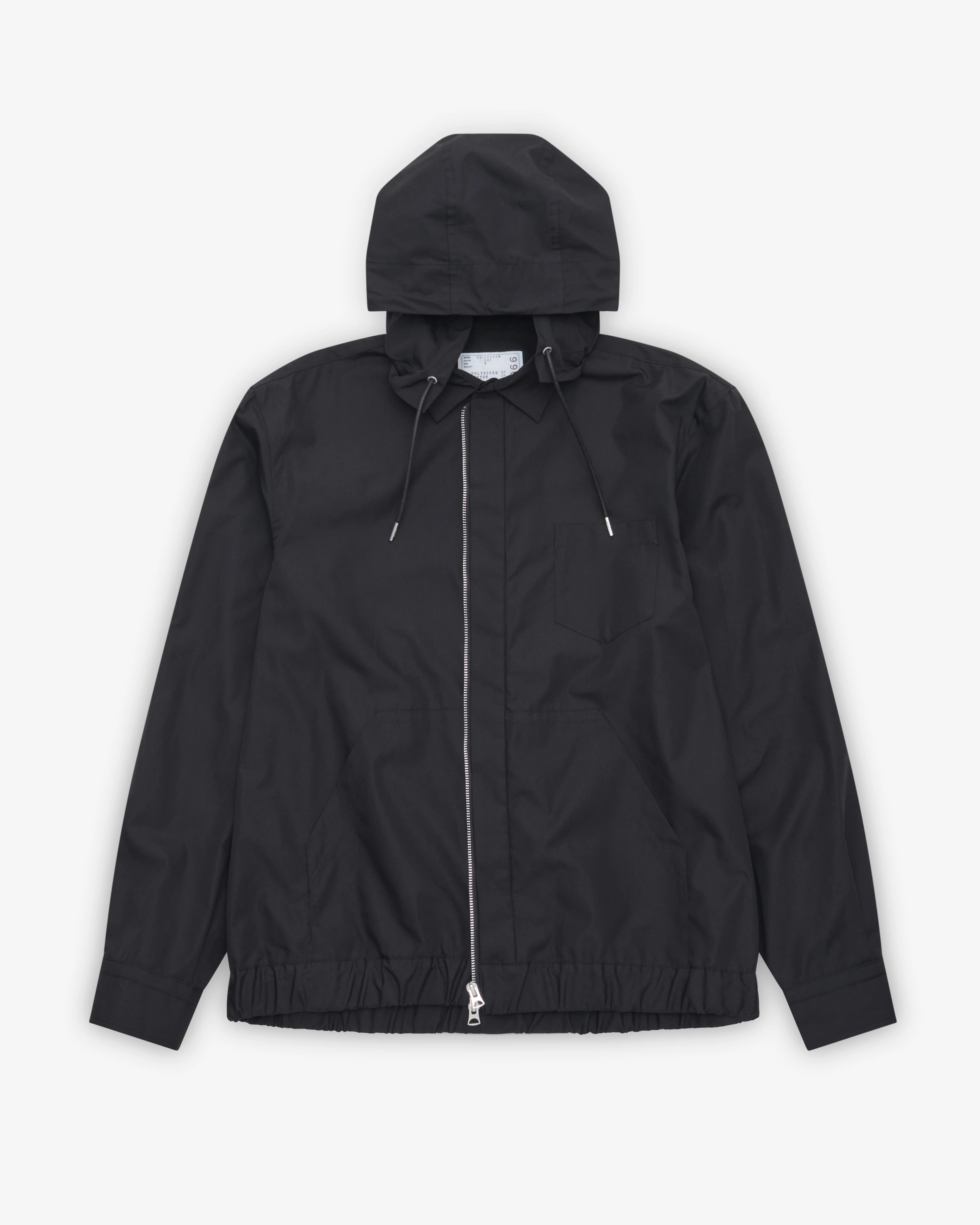 Sacai - Men's Poplin Hoodie - (Black)
