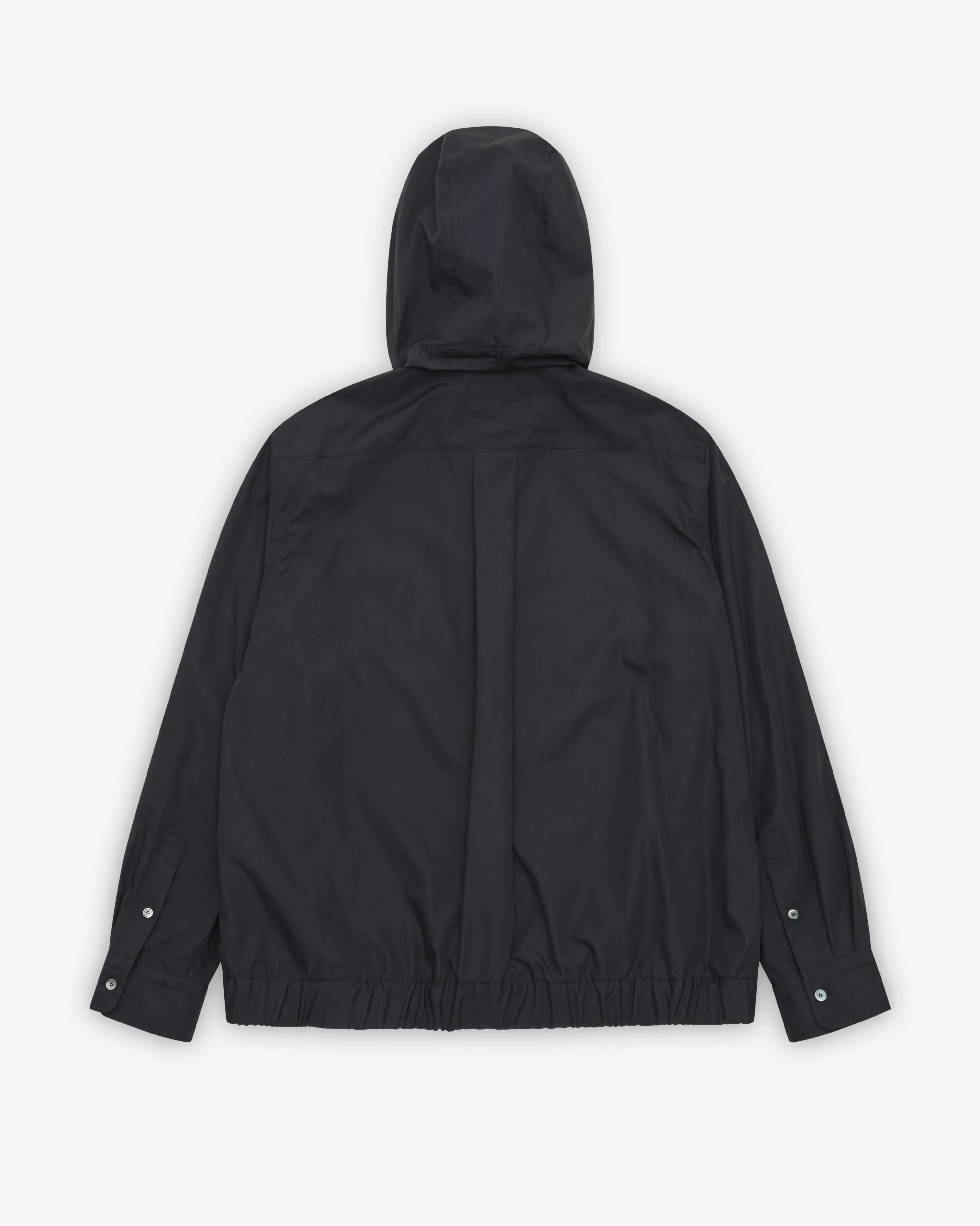 Sacai - Men's Poplin Hoodie - (Black)