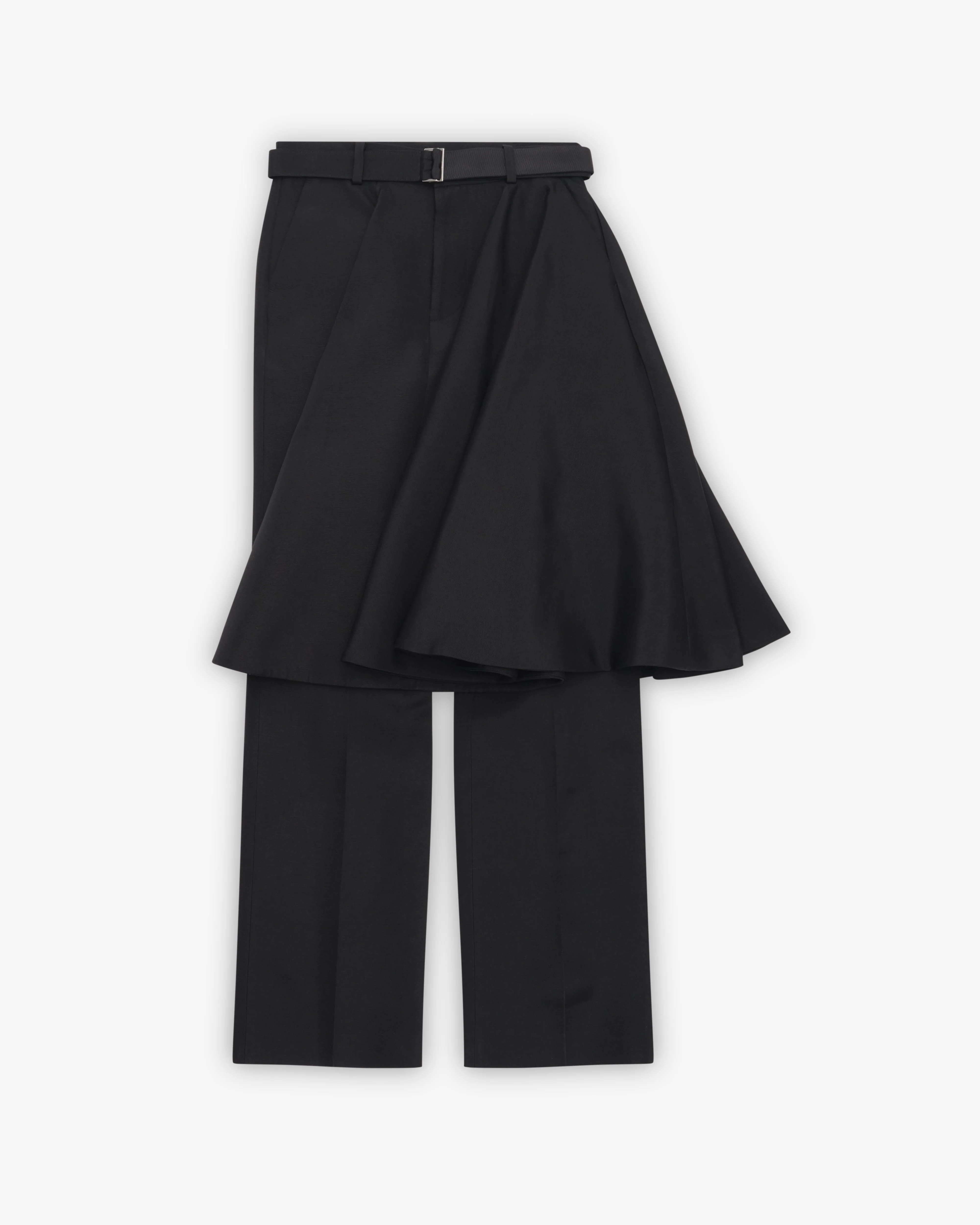 Sacai - Women's Double-Faced Silk Cotton Pants - (Black)