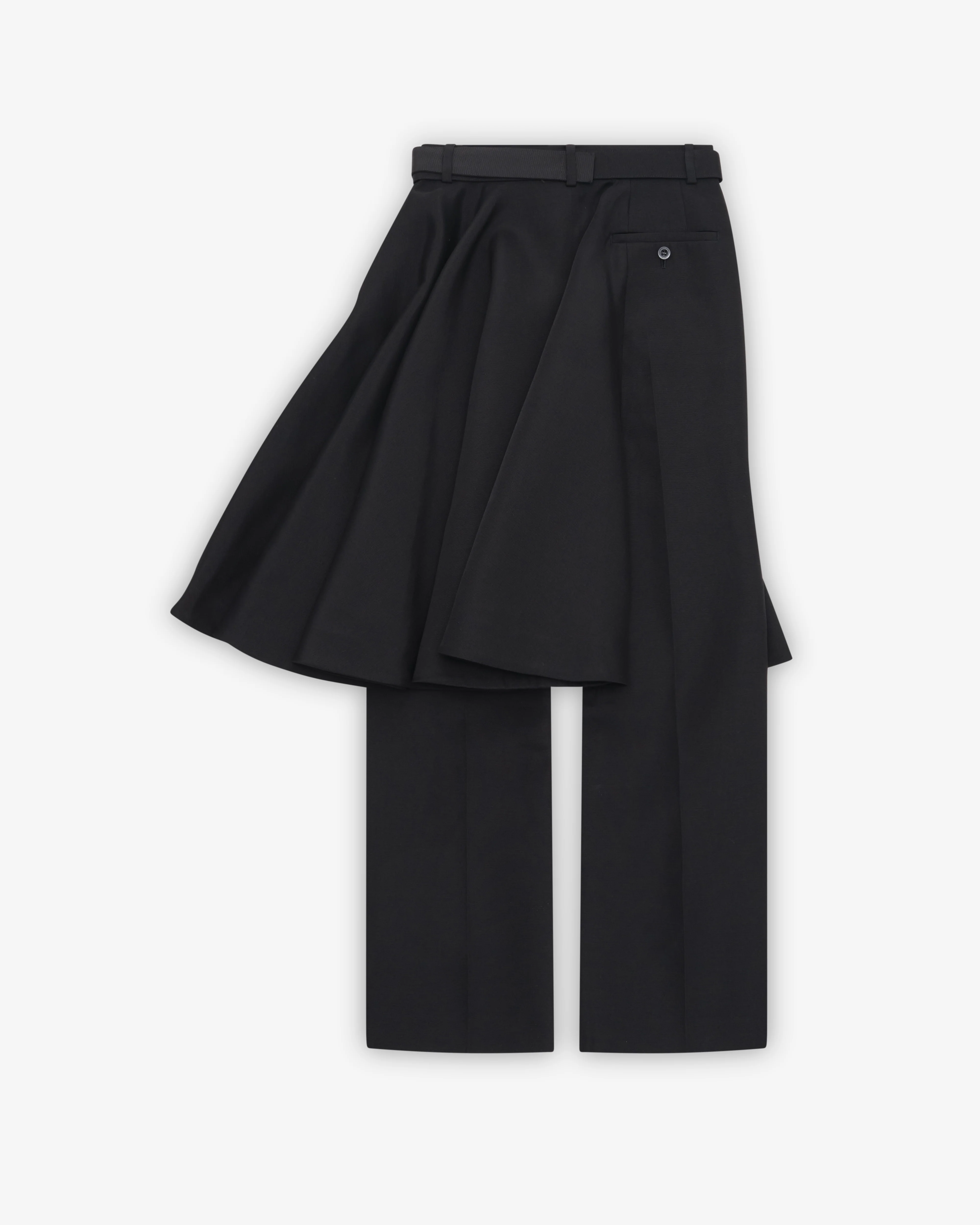 Sacai - Women's Double-Faced Silk Cotton Pants - (Black)