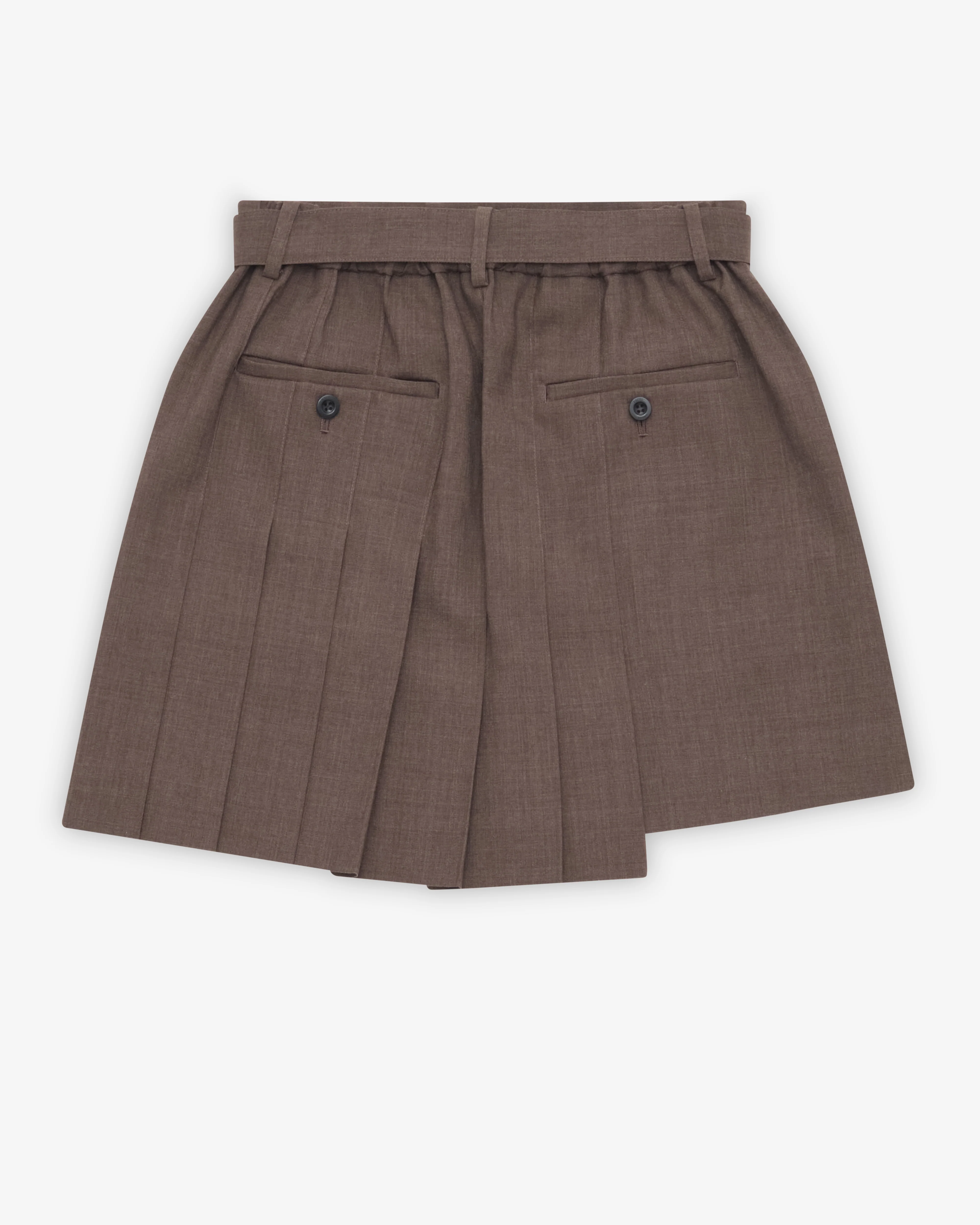 Sacai - Women's Suiting Shorts - (Brown)