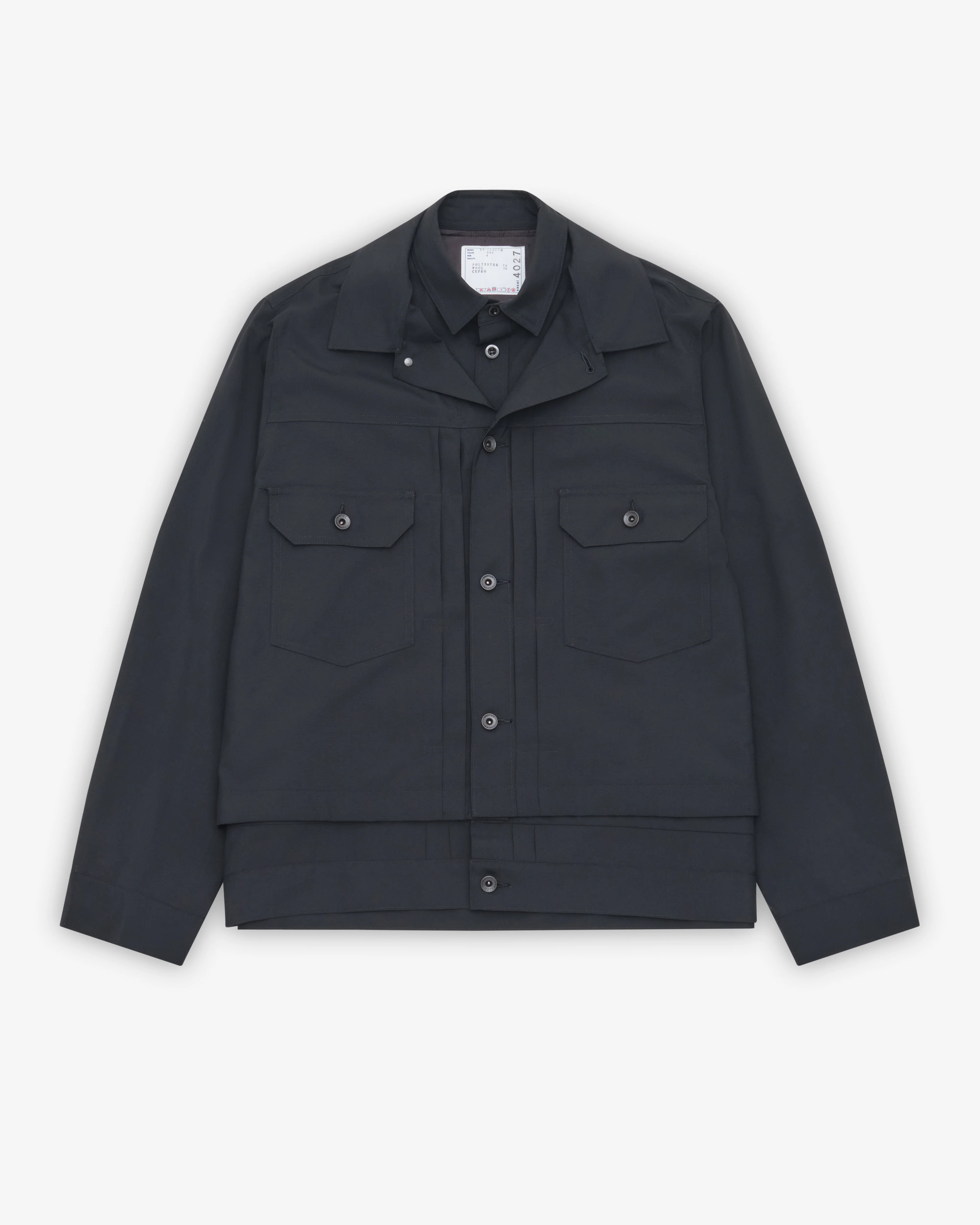 Sacai - Men's Suiting Jacket - (Black)
