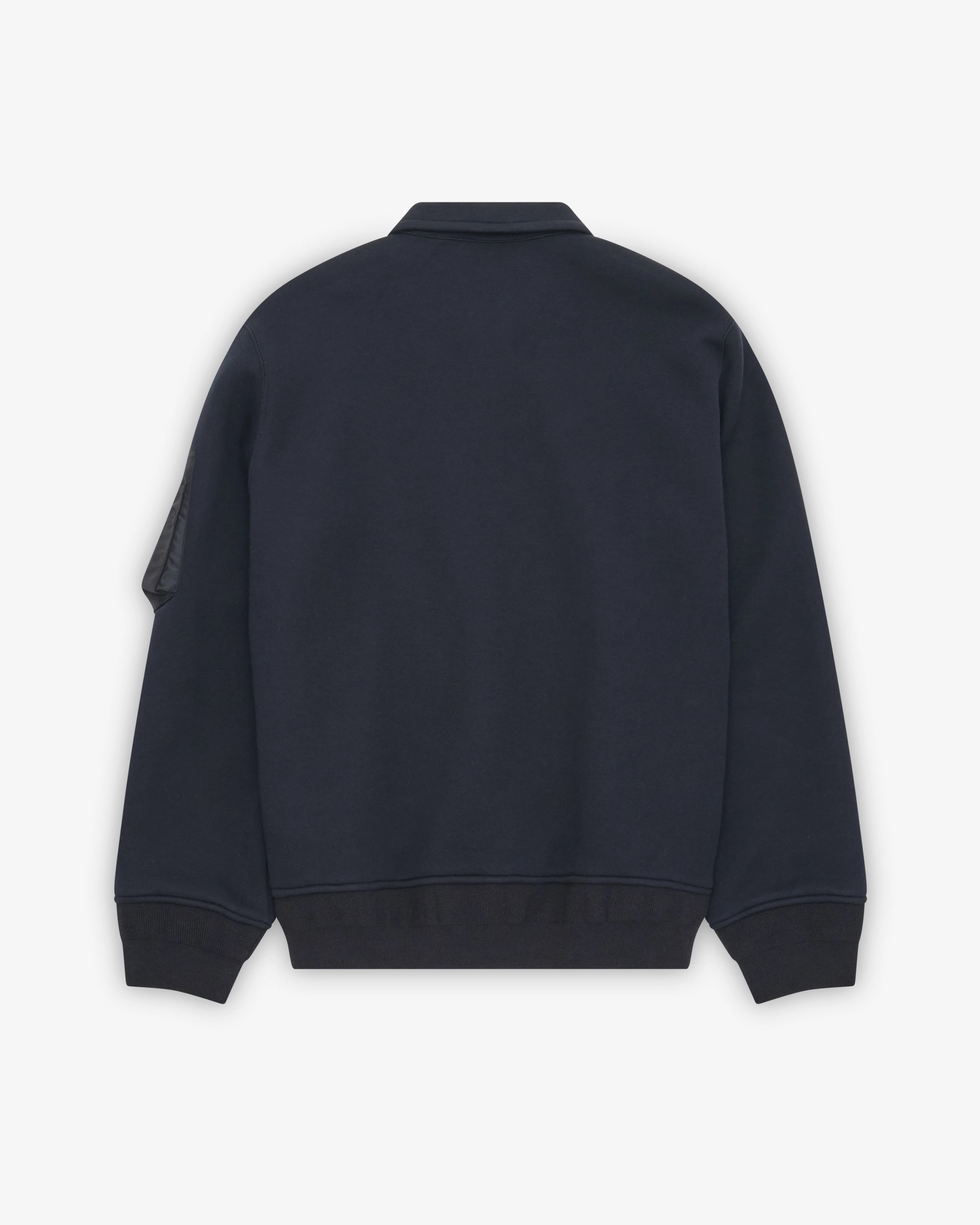 Sacai - Men's Sponge Sweat Polo Shirt - (Black)