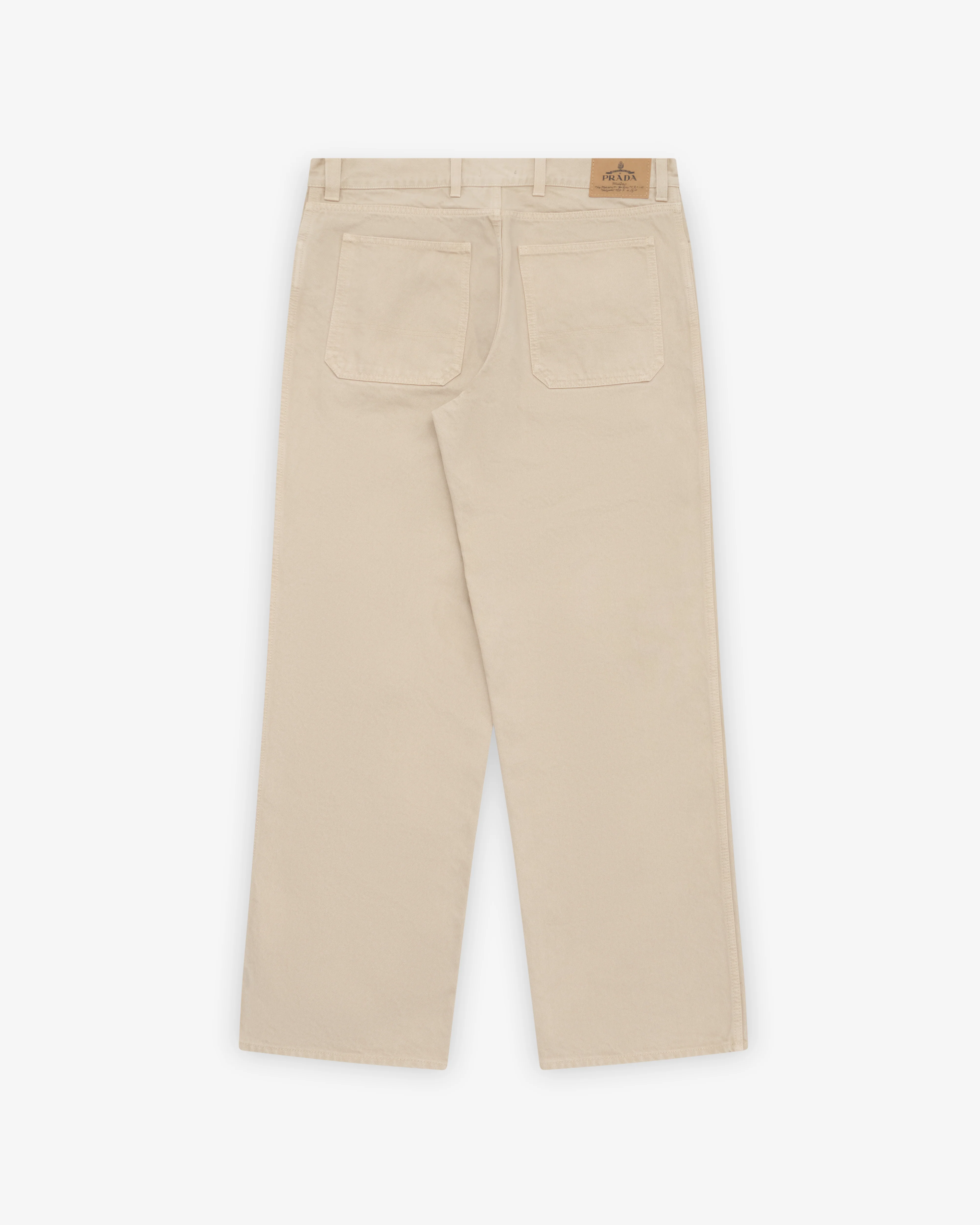 Prada - Men's 5-Pocket Old Denim Jeans - (Sand)