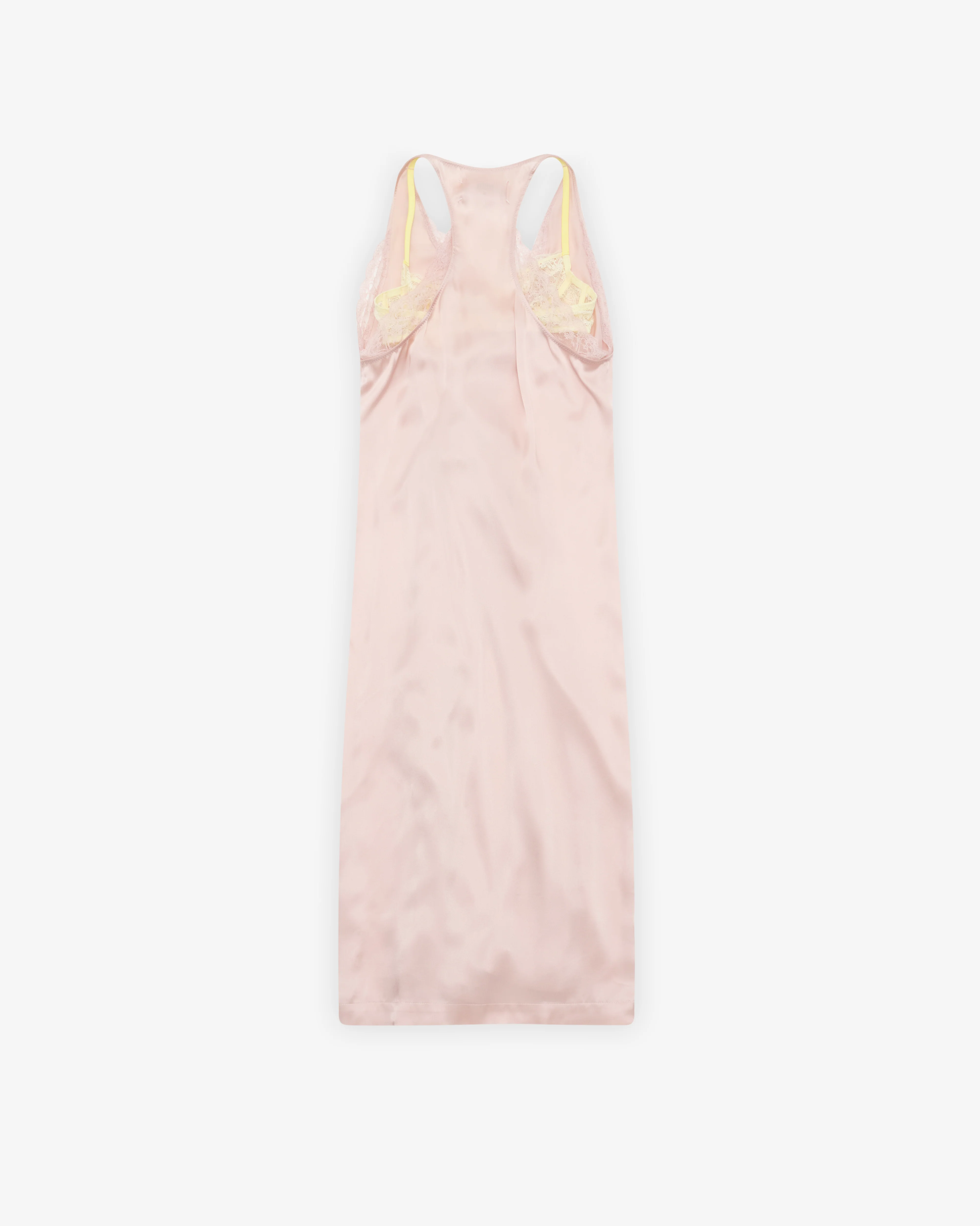 Maison Margiela - Women's Silk Lace Slip Midi Dress - (Light Rose)