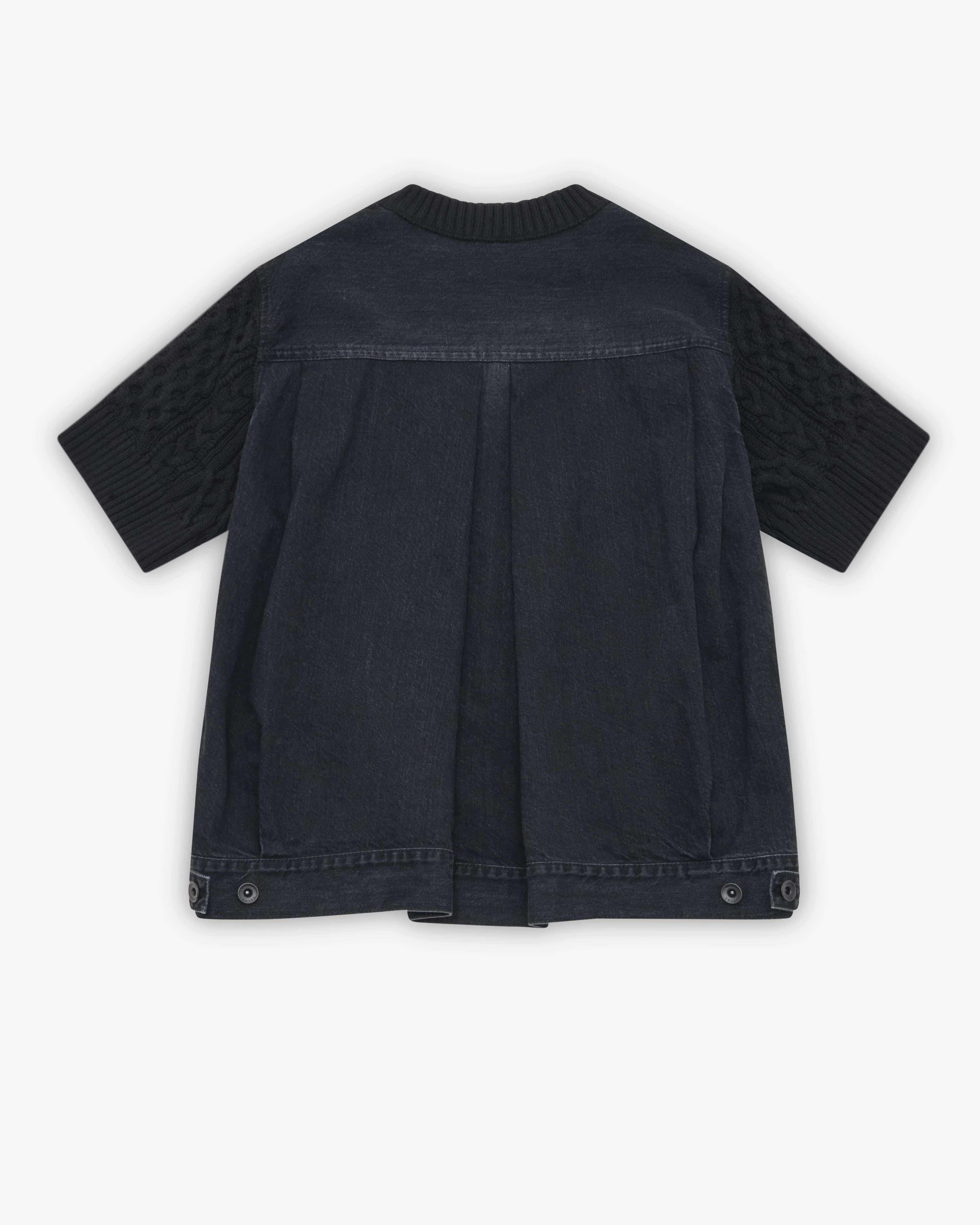 Sacai - Women's Denim X Cotton Knit Pullover - (Black)