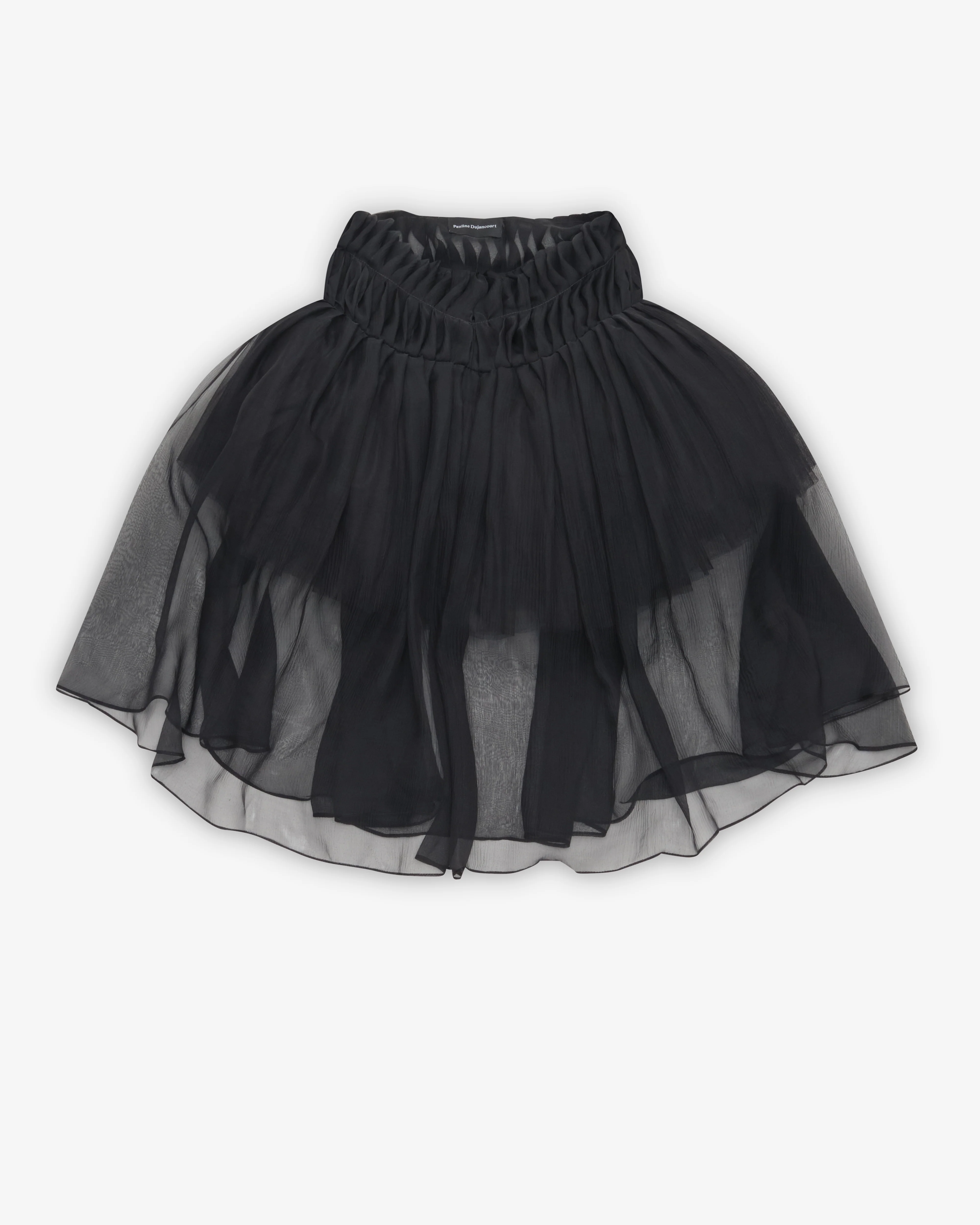 Pauline Dujancourt - Women's Alice Silk Mini Skirt - (Black)