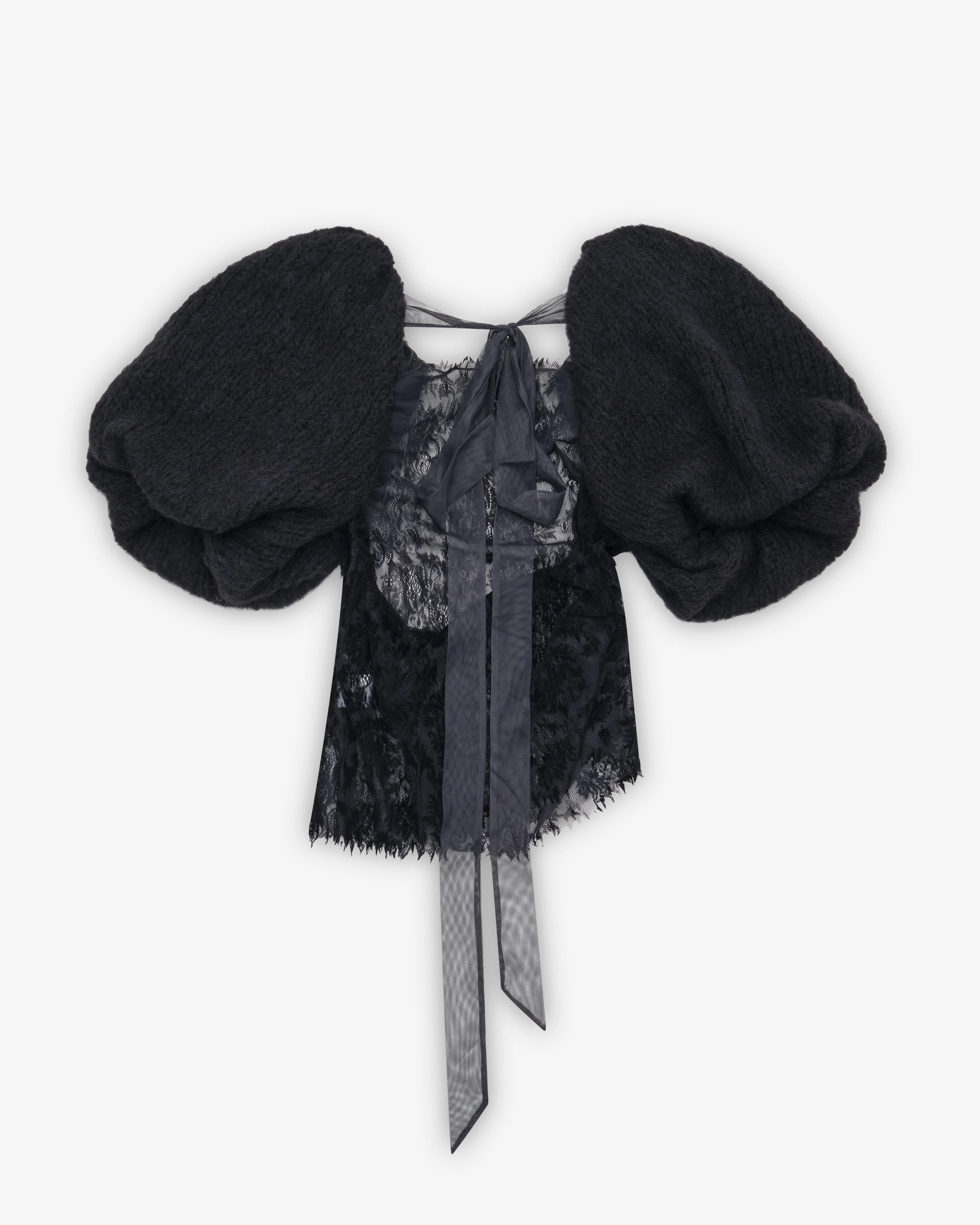 Pauline Dujancourt - Women's Laia Hand Knit Top - (Black)