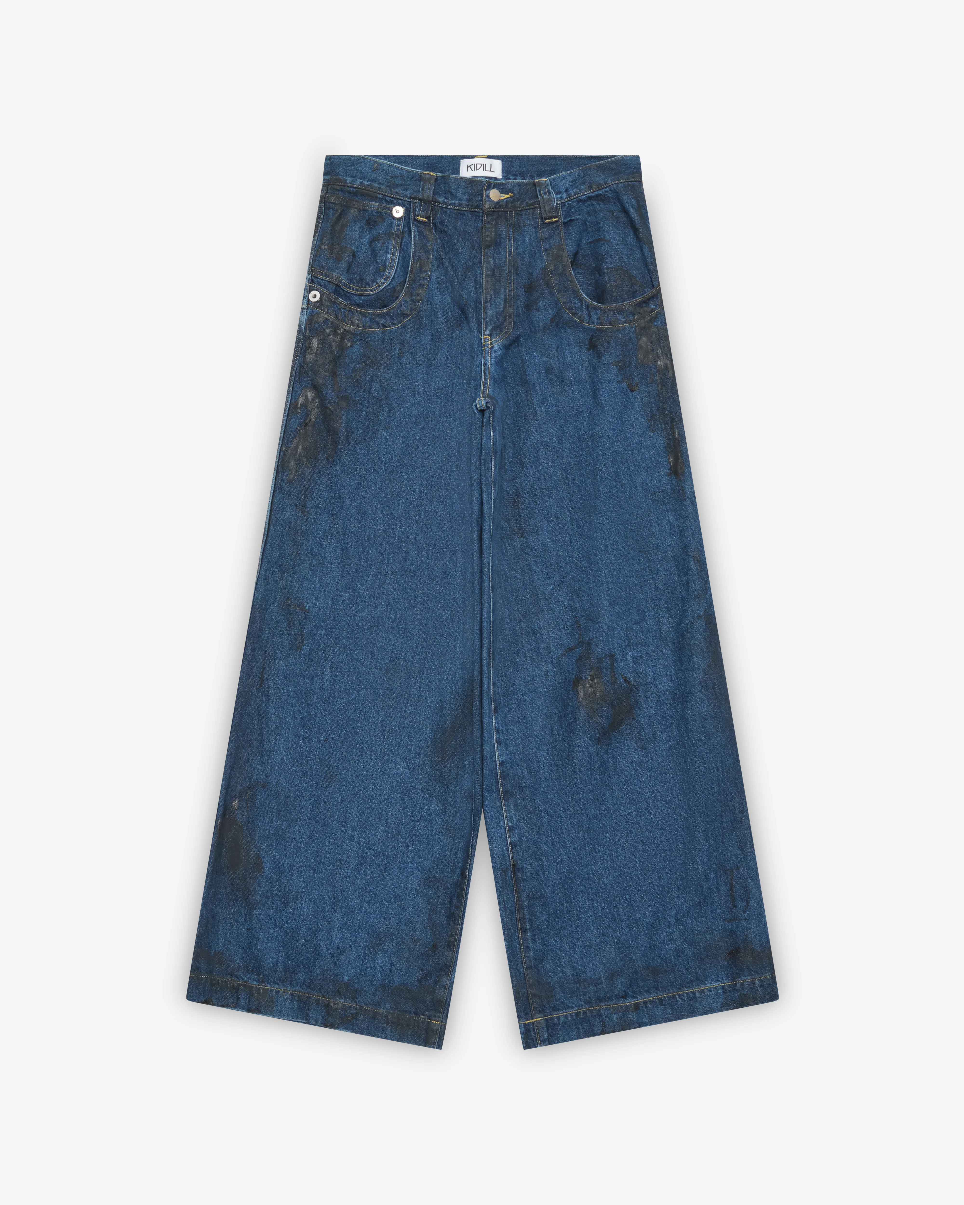 Kidill - Men's Coated Denim Pants - (Indigo)