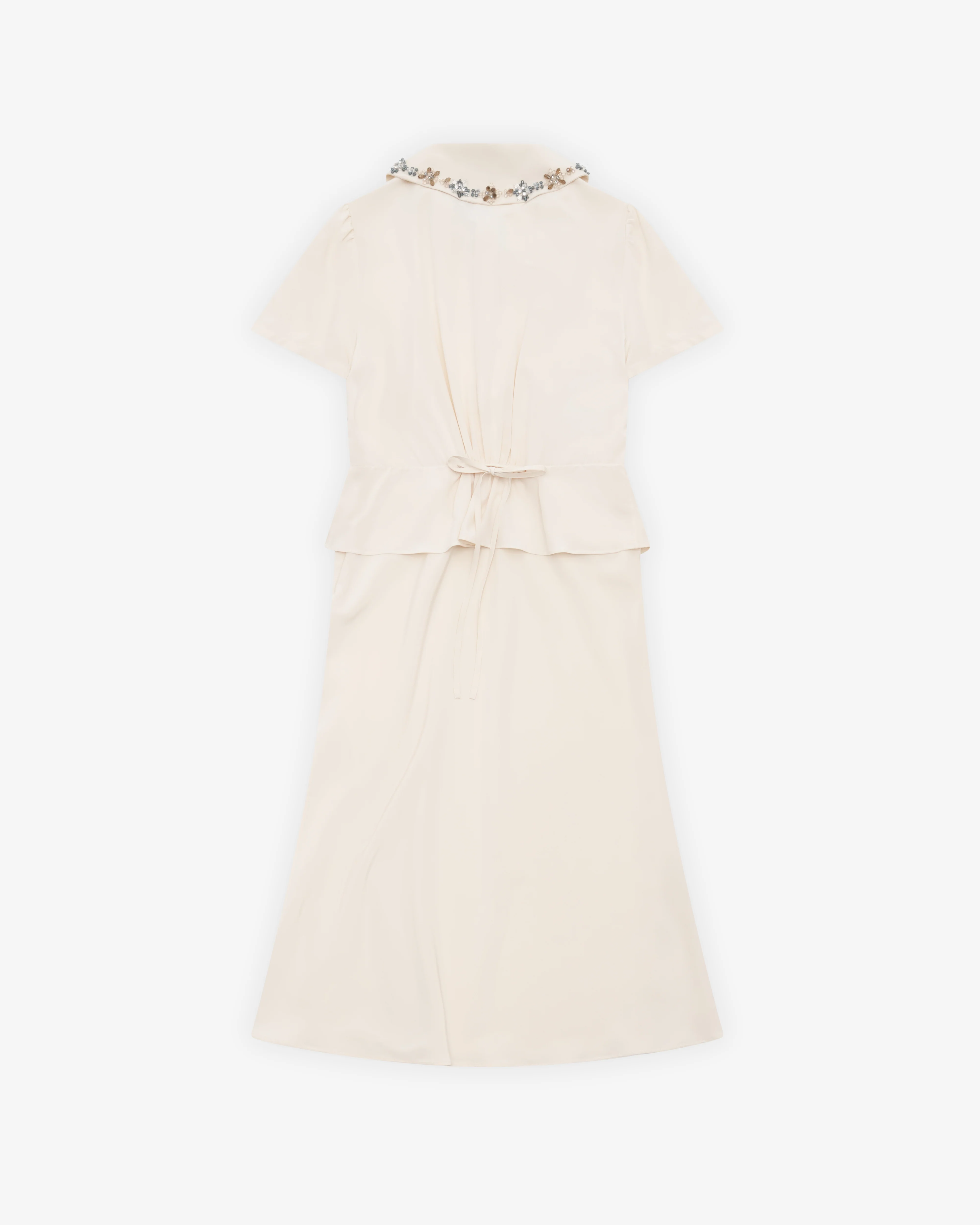 Prada - Women's Embroidered Lace Dress - (Natural)