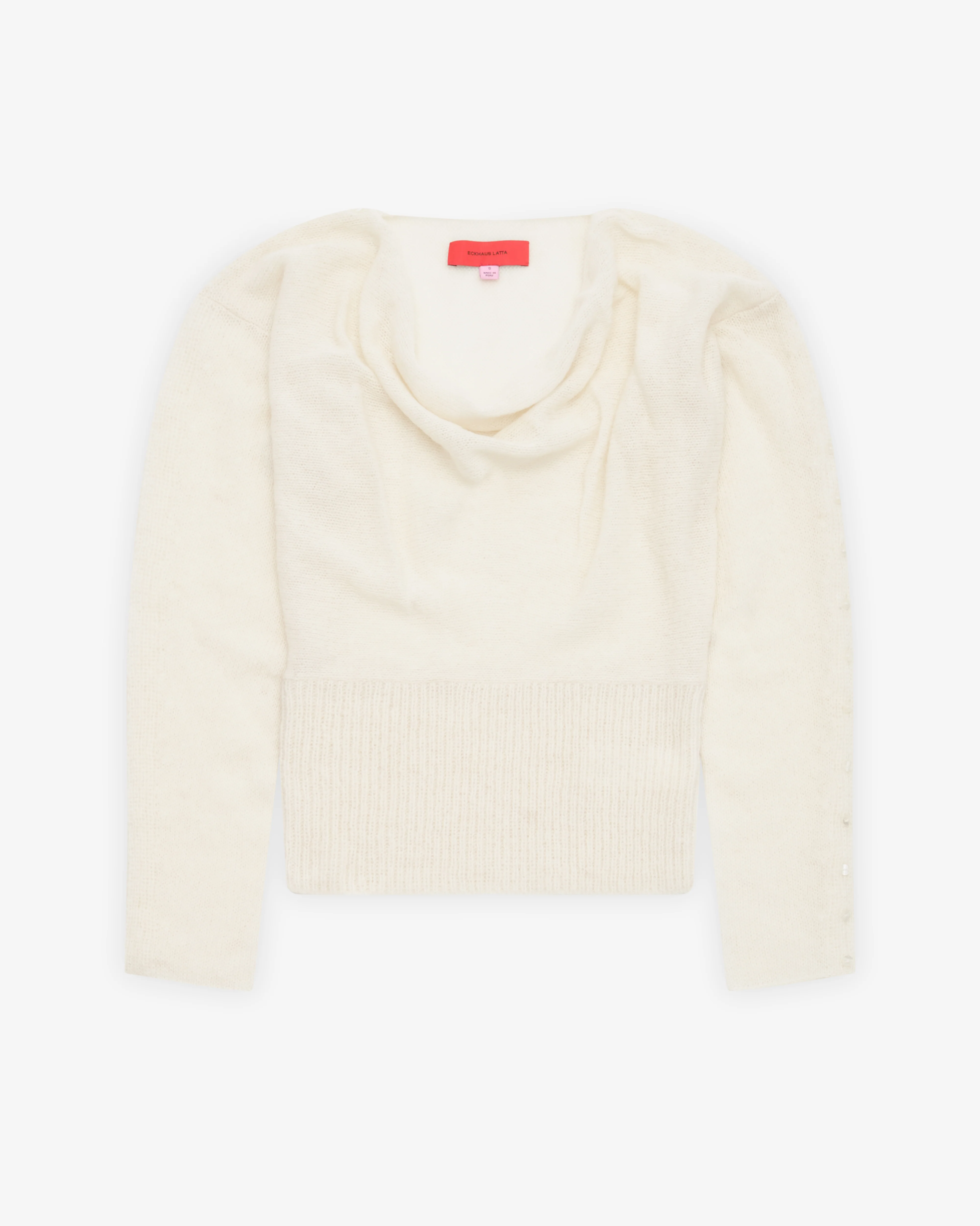 Eckhaus Latta - Women's Grid Sweater - (Ivory)
