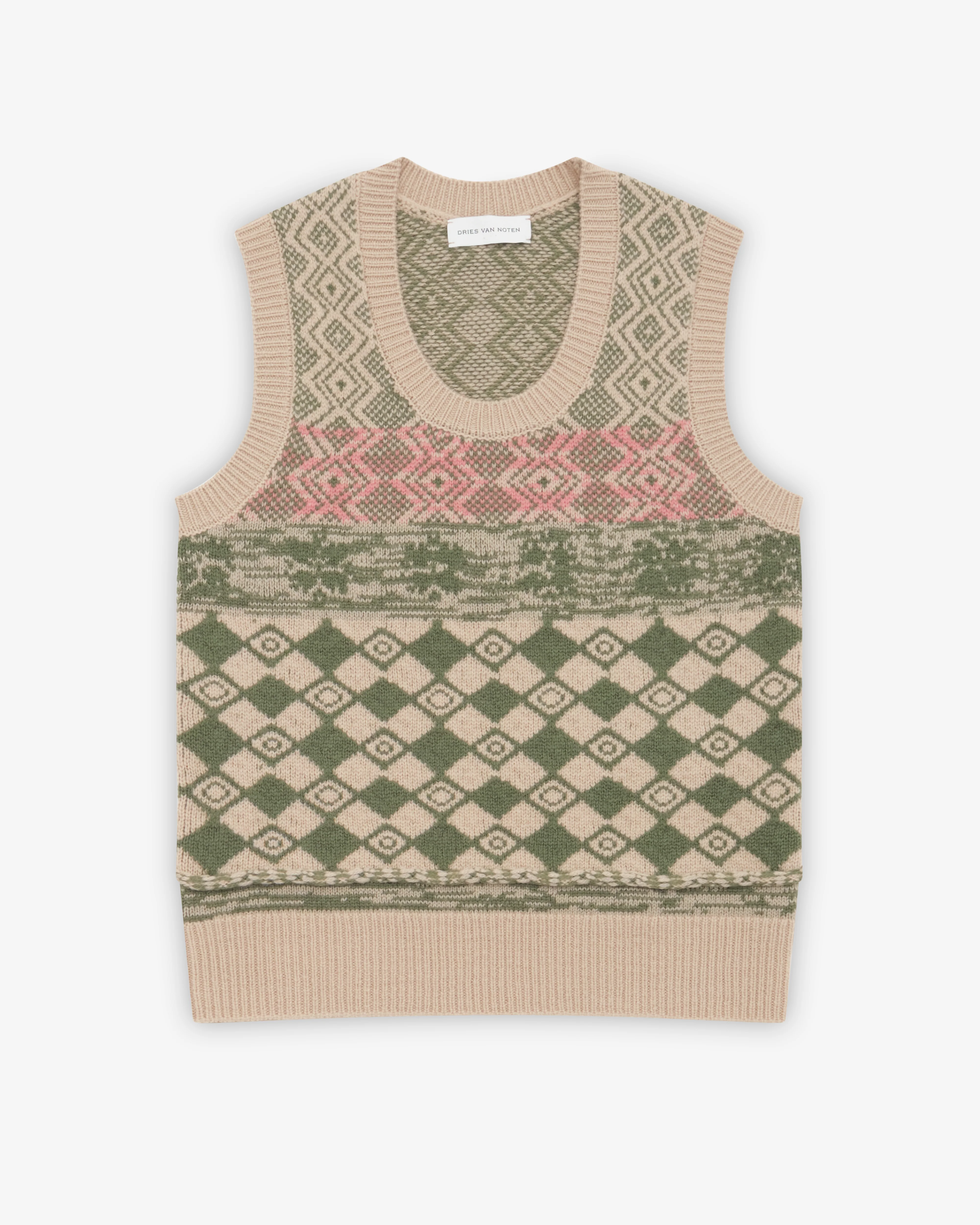 Dries Van Noten - Men's Mahoba Sweater - (Champagne)