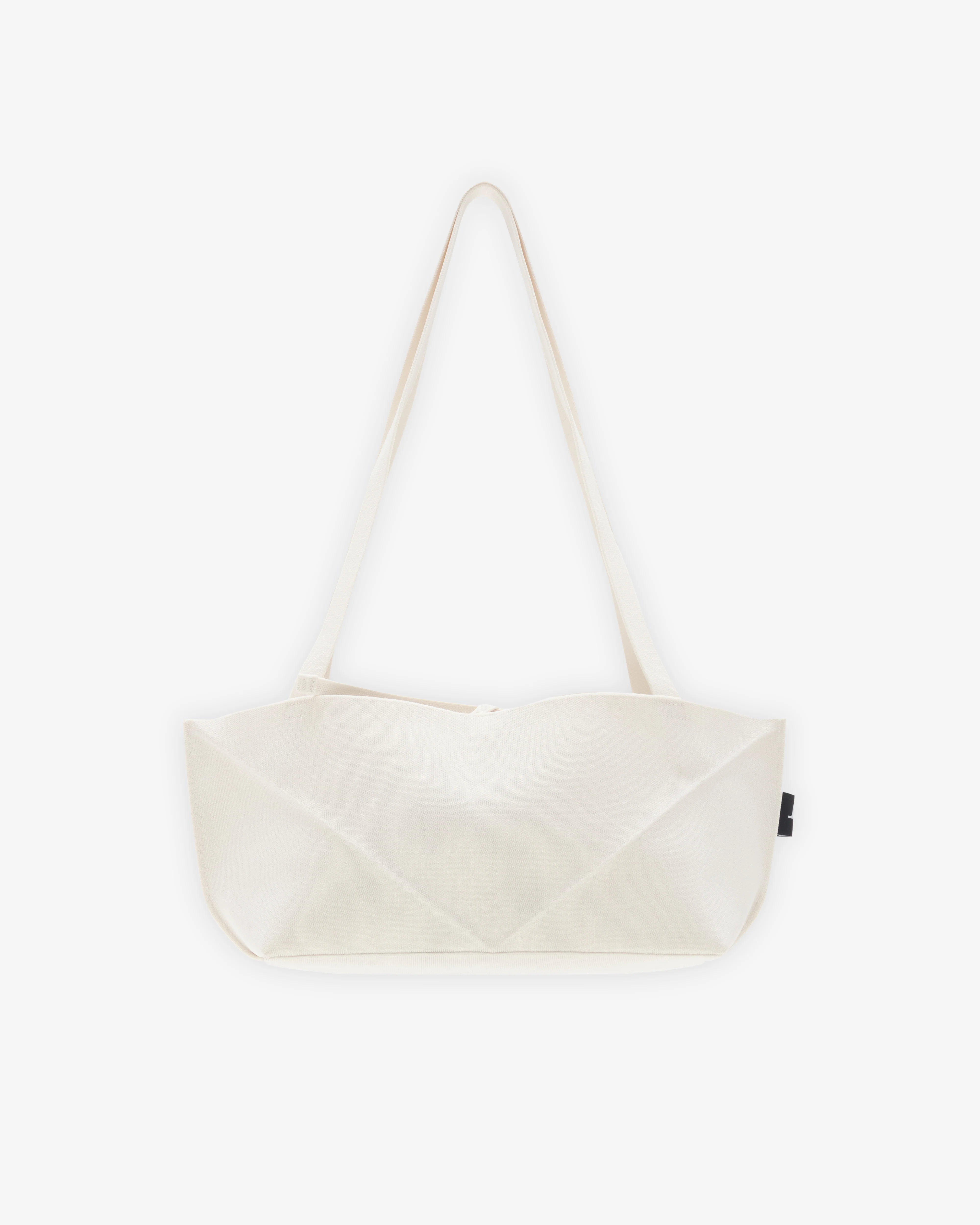 softromaine - Women's Square Origami Knit Rectangle Bag - (Tofu)