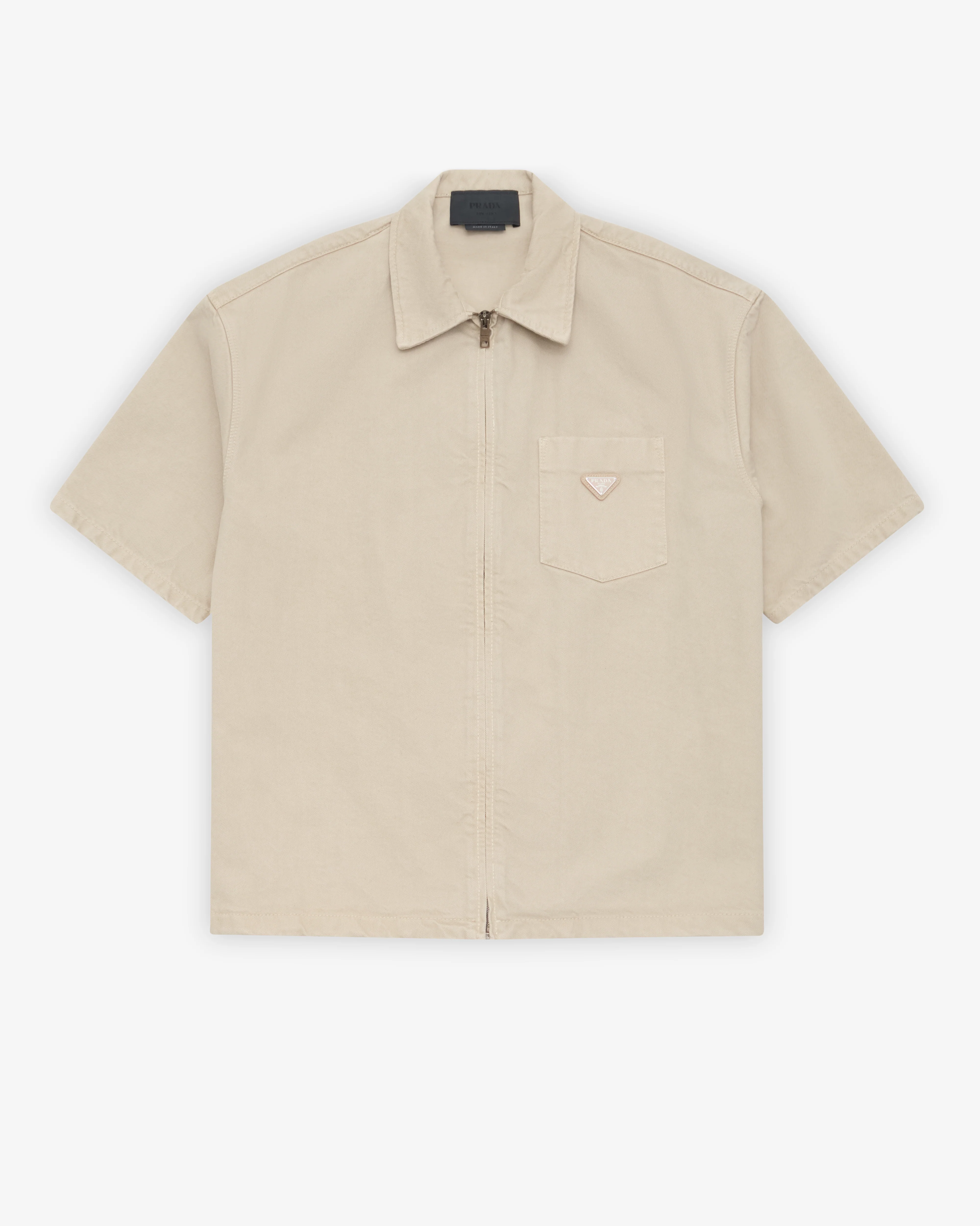 Prada - Men's Old Denim Shirt - (Sand)