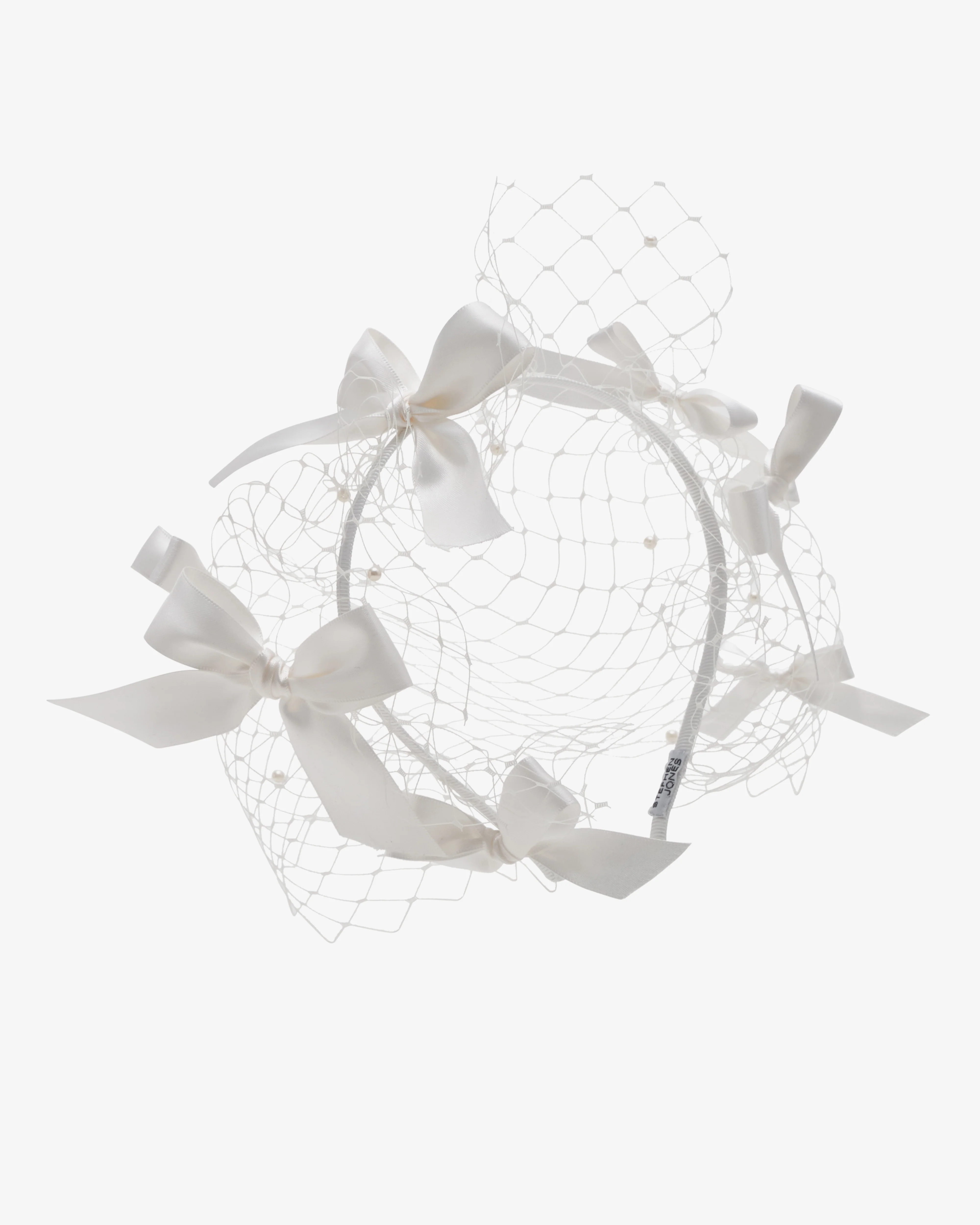 Stephen Jones - Women's Calais Bow Veil - (Ivory)