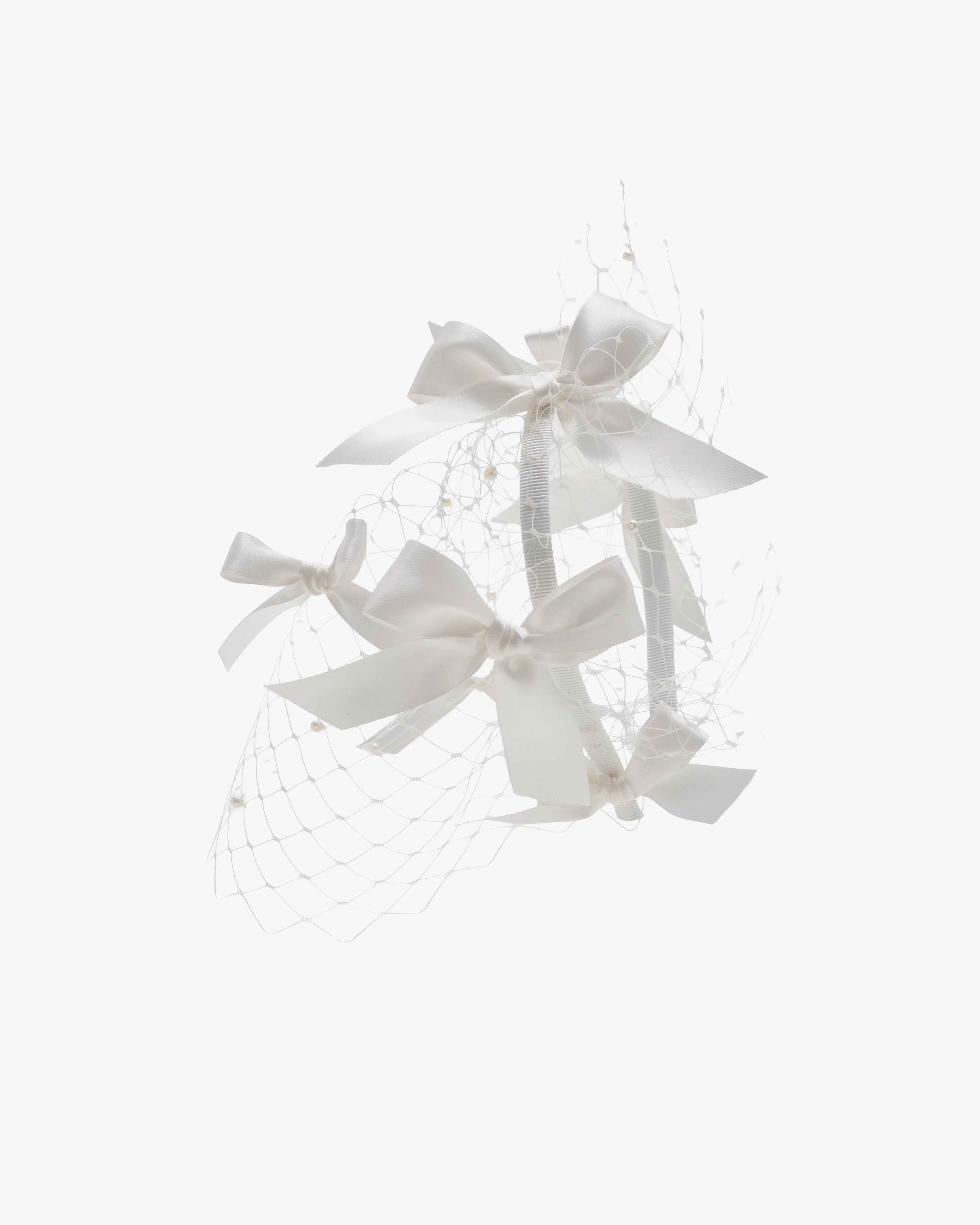 Stephen Jones - Women's Calais Bow Veil - (Ivory)