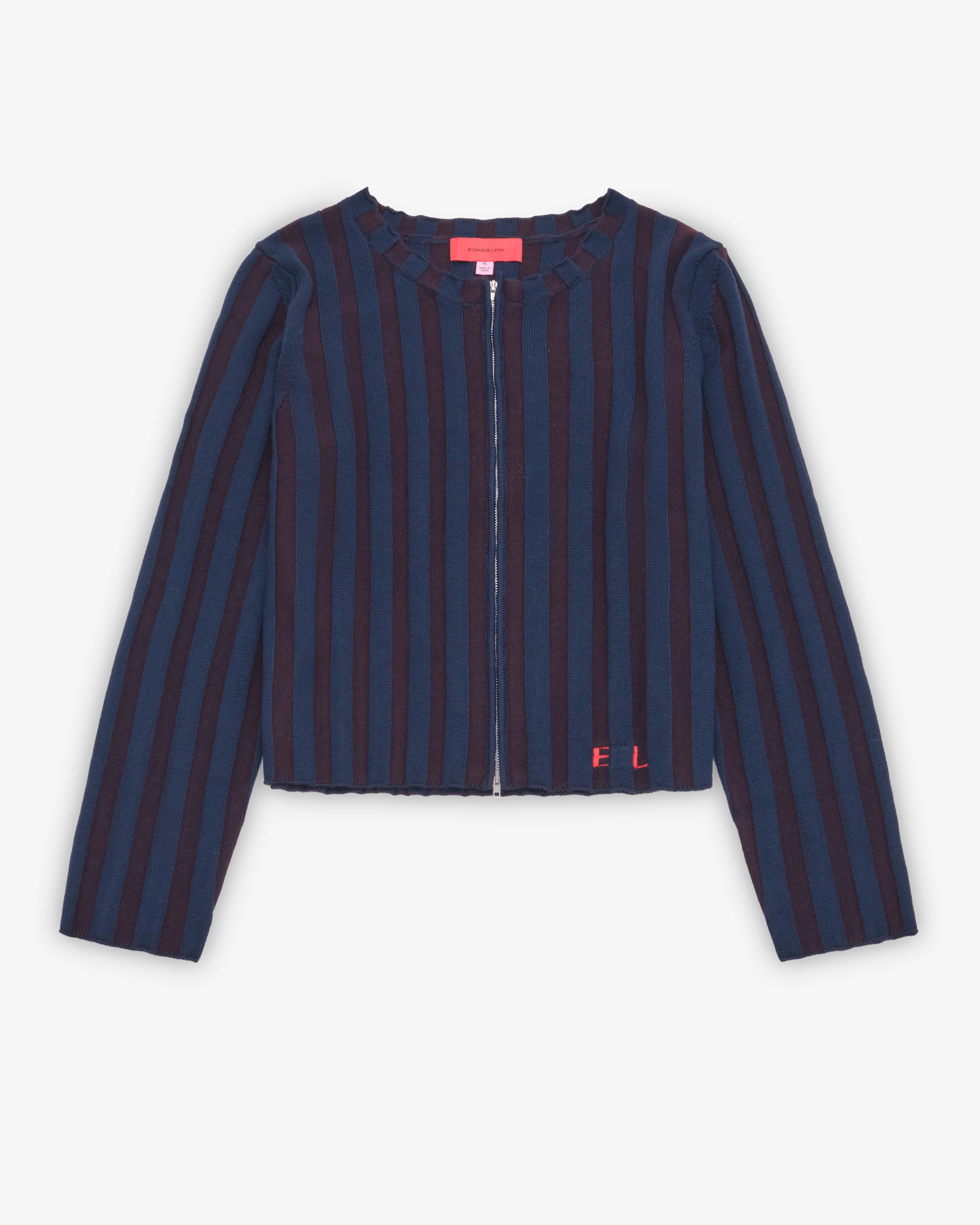 Eckhaus Latta - Men's Keyboard Zip Cardigan - (Port)