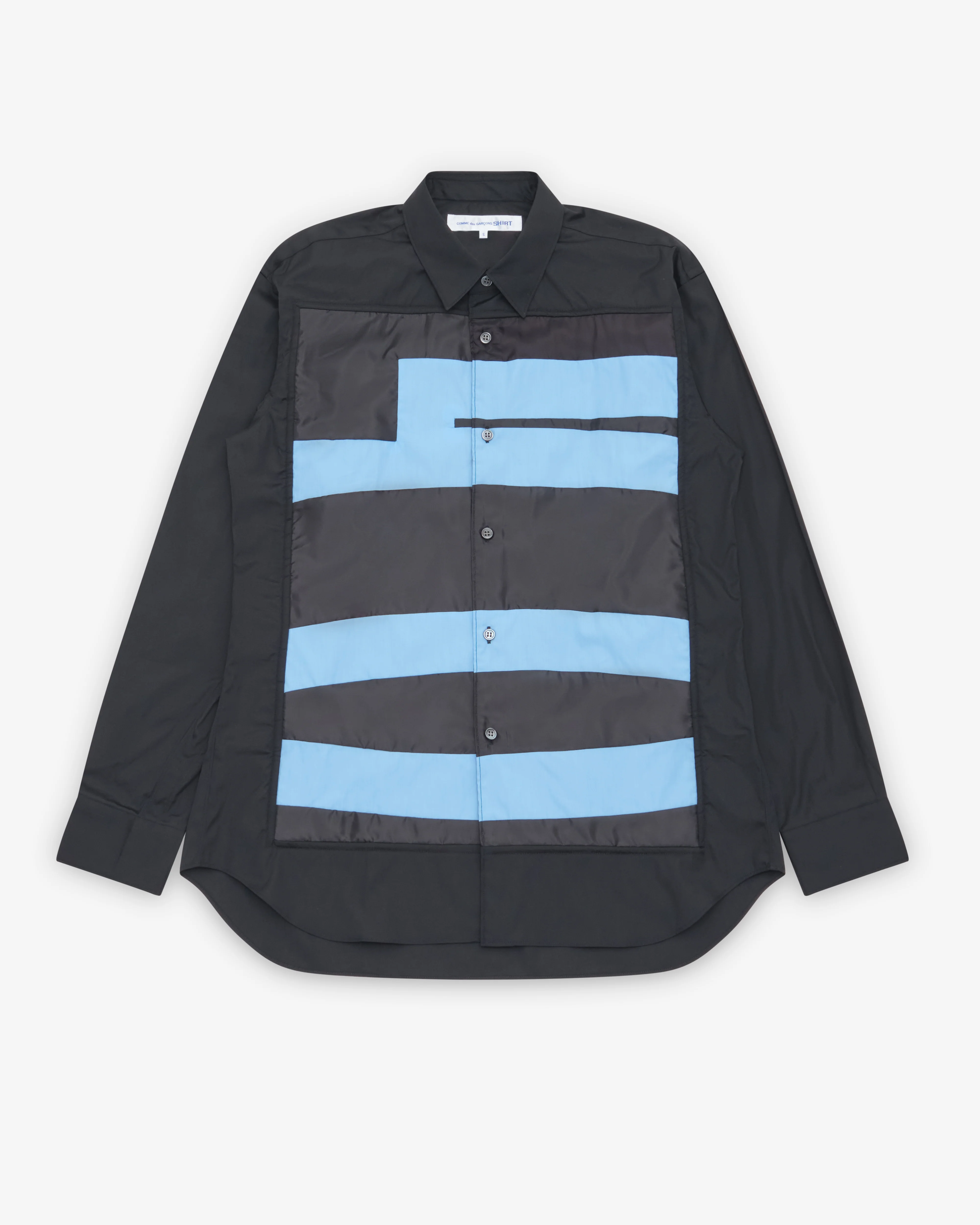 CDG Shirt - Men's Graphic Striped Shirt - (Black)