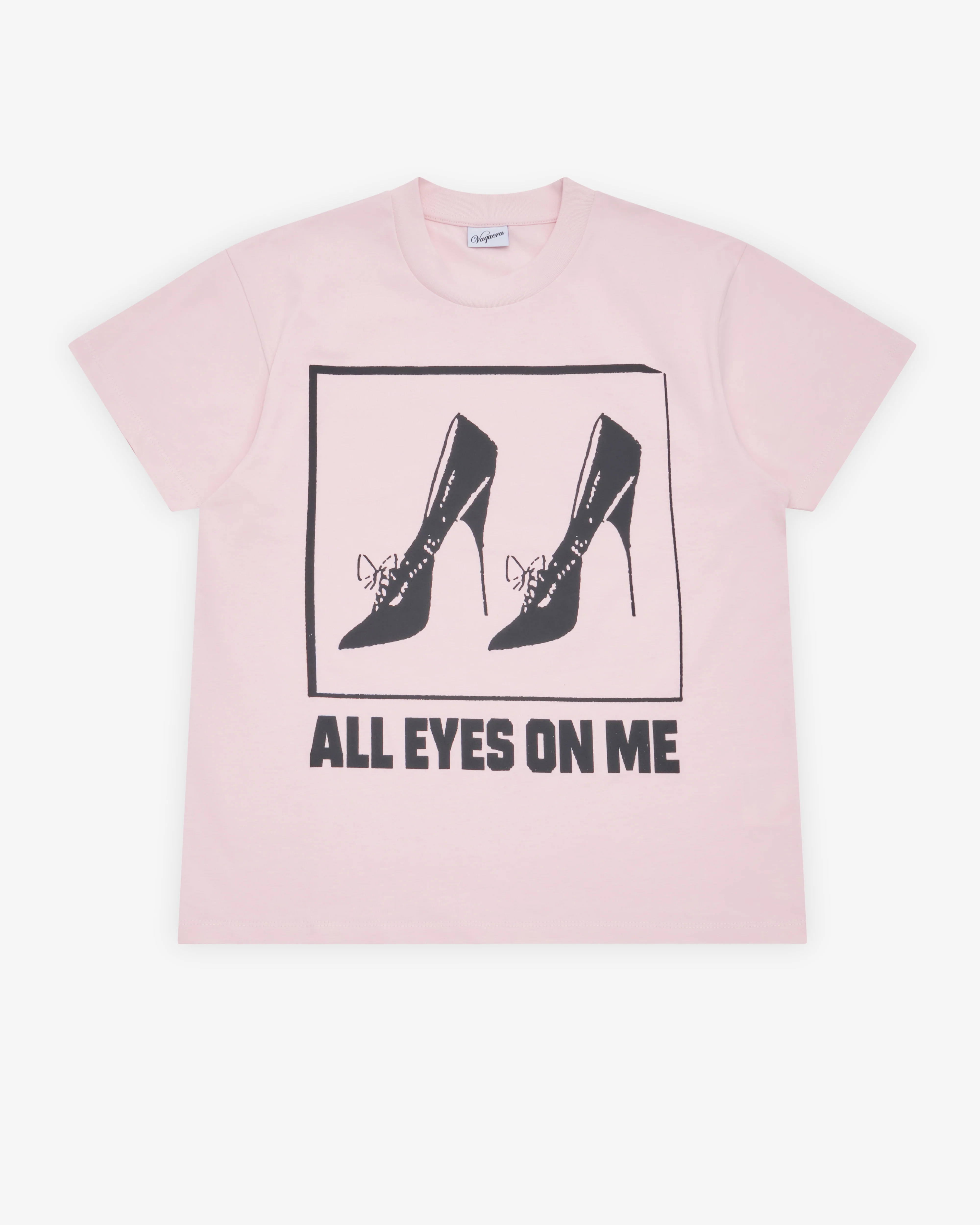 Vaquera - Women's All Eyes On Me Oversized Tee - (Pink)