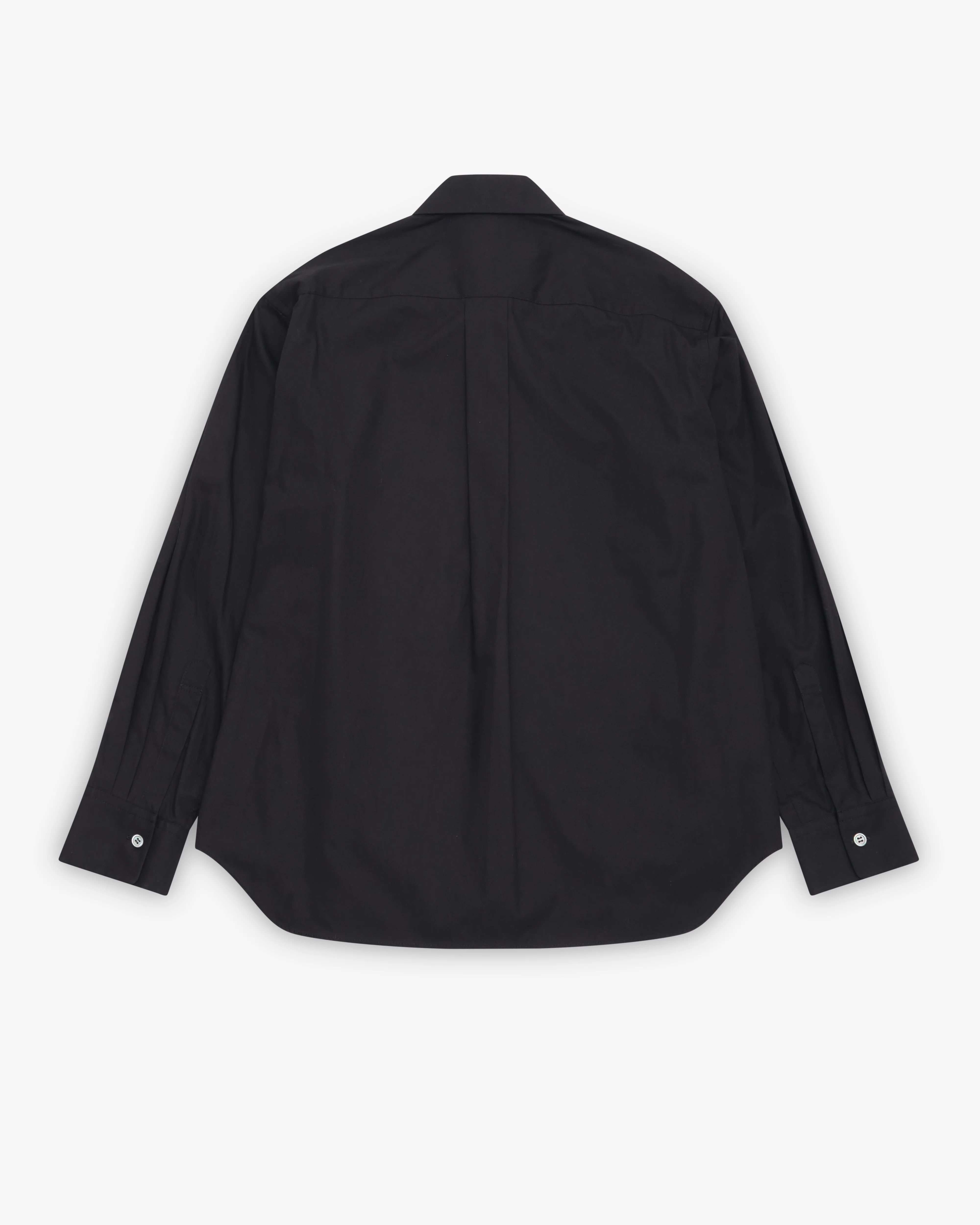 Tao - Women's Ruffle Button Down Shirt - (Black)